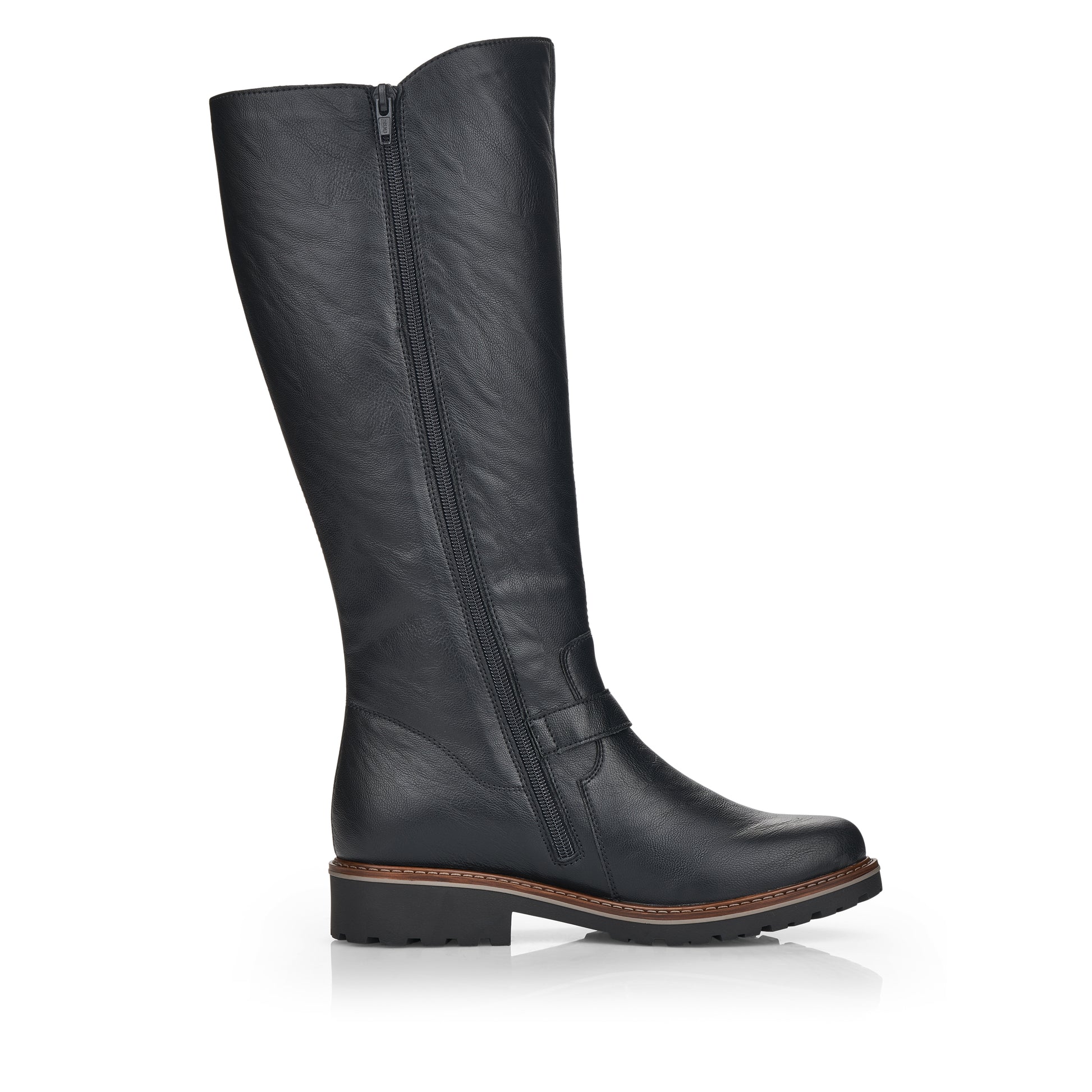 Black Zip Boots for Women | Remonte R6590-01