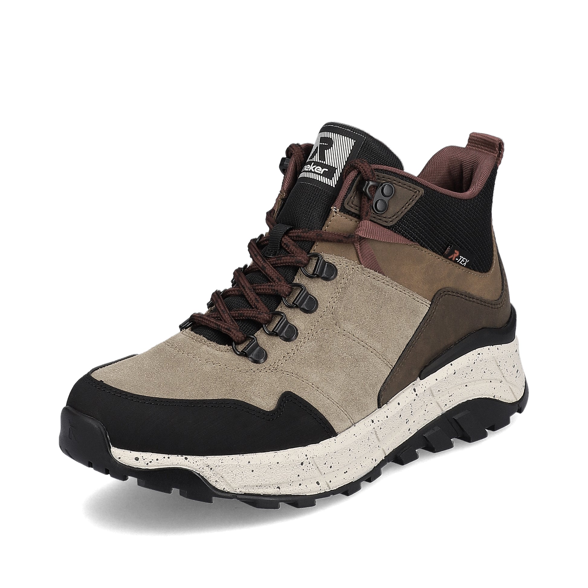 Beige Zip Boots for Women | Rieker Sport W0062-64