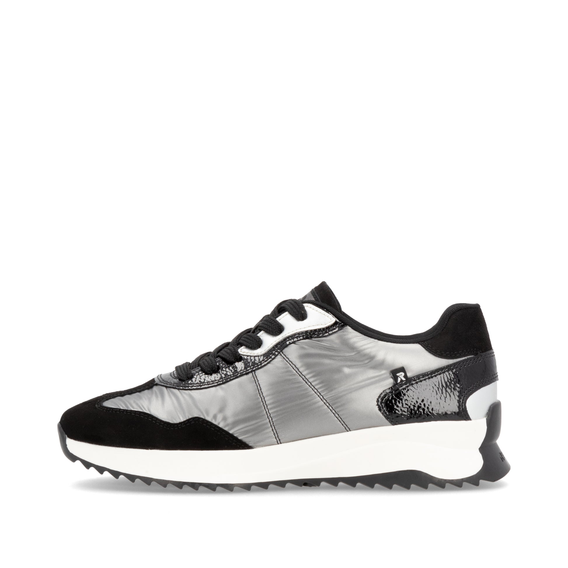 Grey Elasticated Shoes for Women | Rieker Sport W1306-42