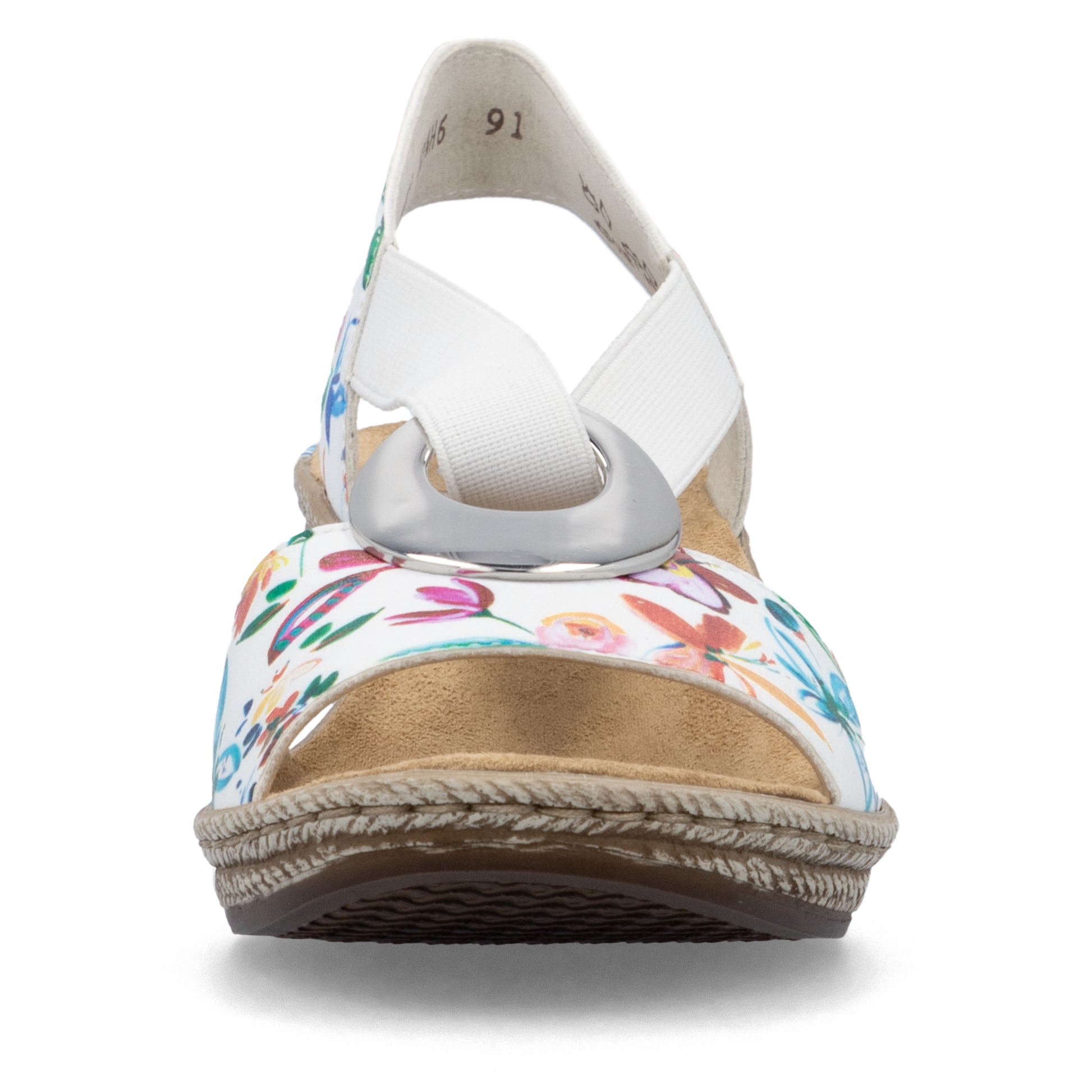 Multi Elasticated Sandals for Women | Rieker 624H6-91