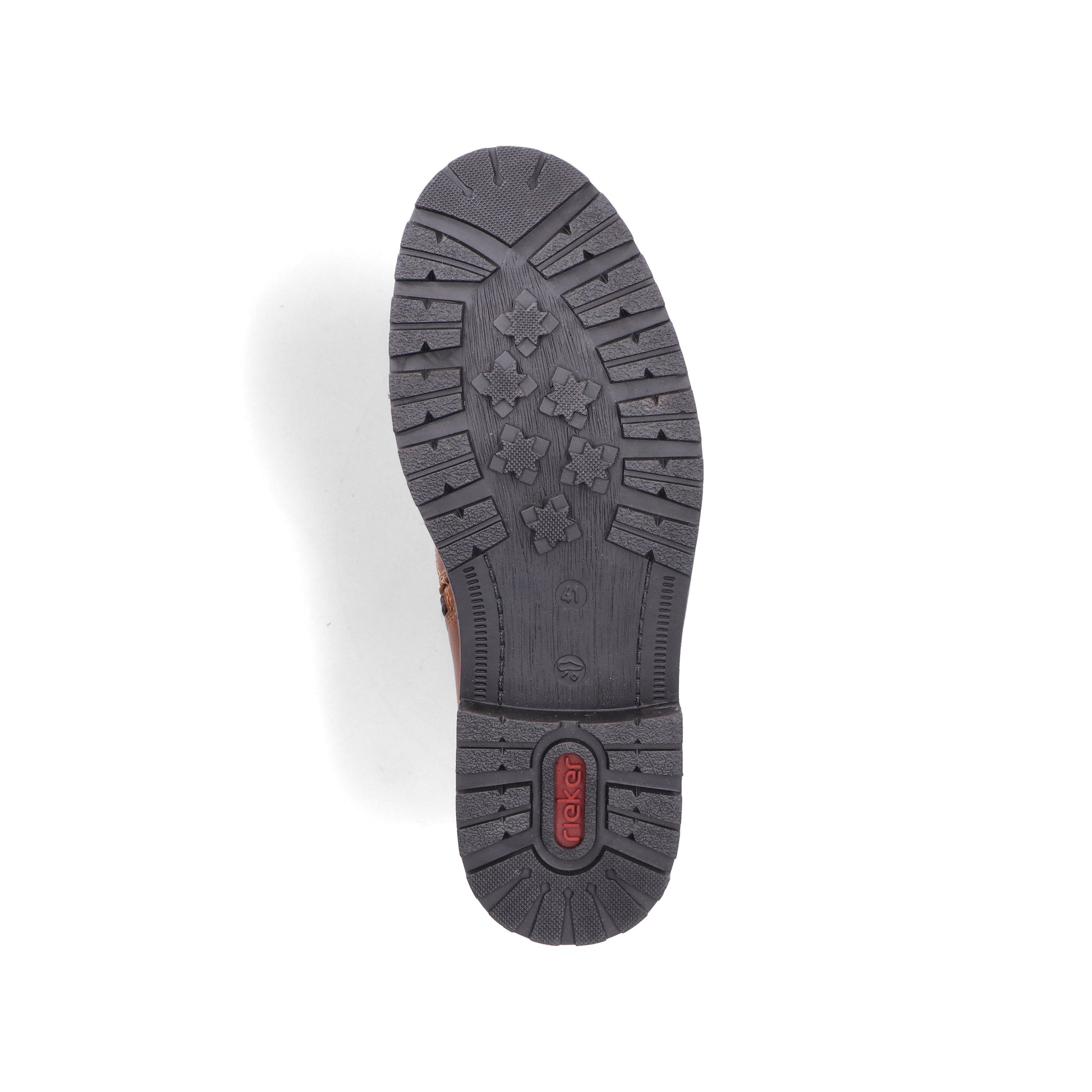 Brown Zip Boots for Men | Rieker 32052-24