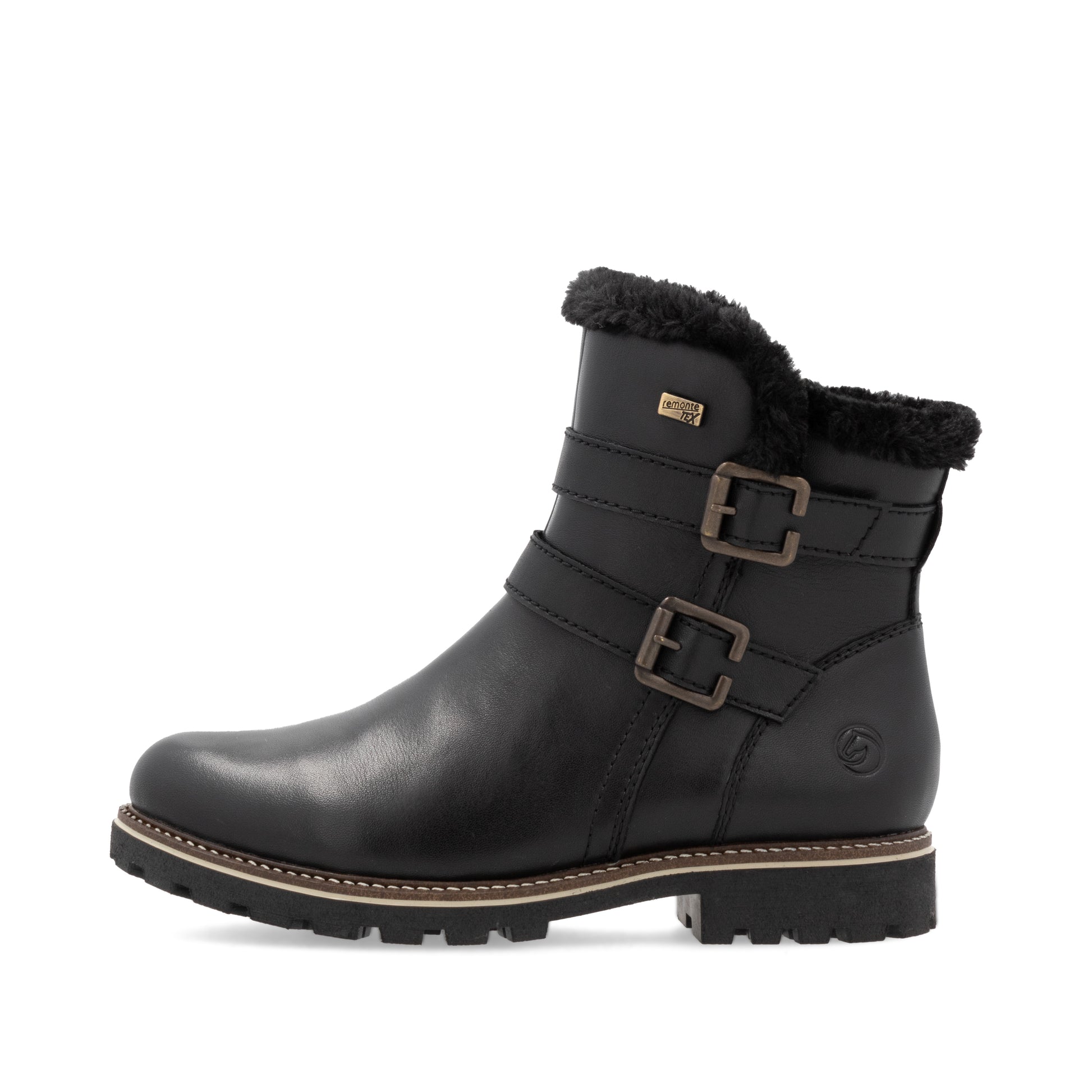 Black Zip Boots for Women | Remonte D8484-00