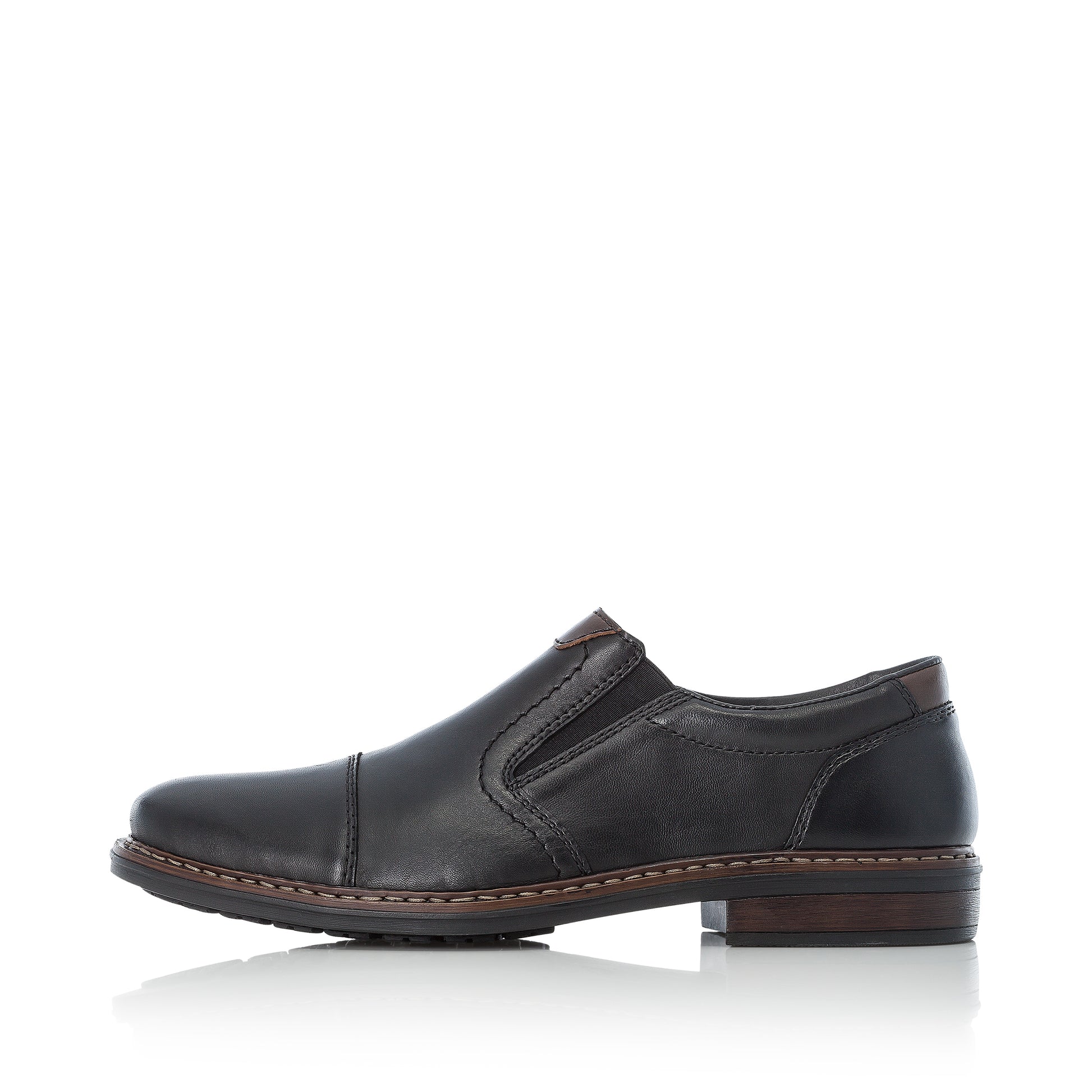 Black Elasticated Shoes for Men | Rieker 17659-00