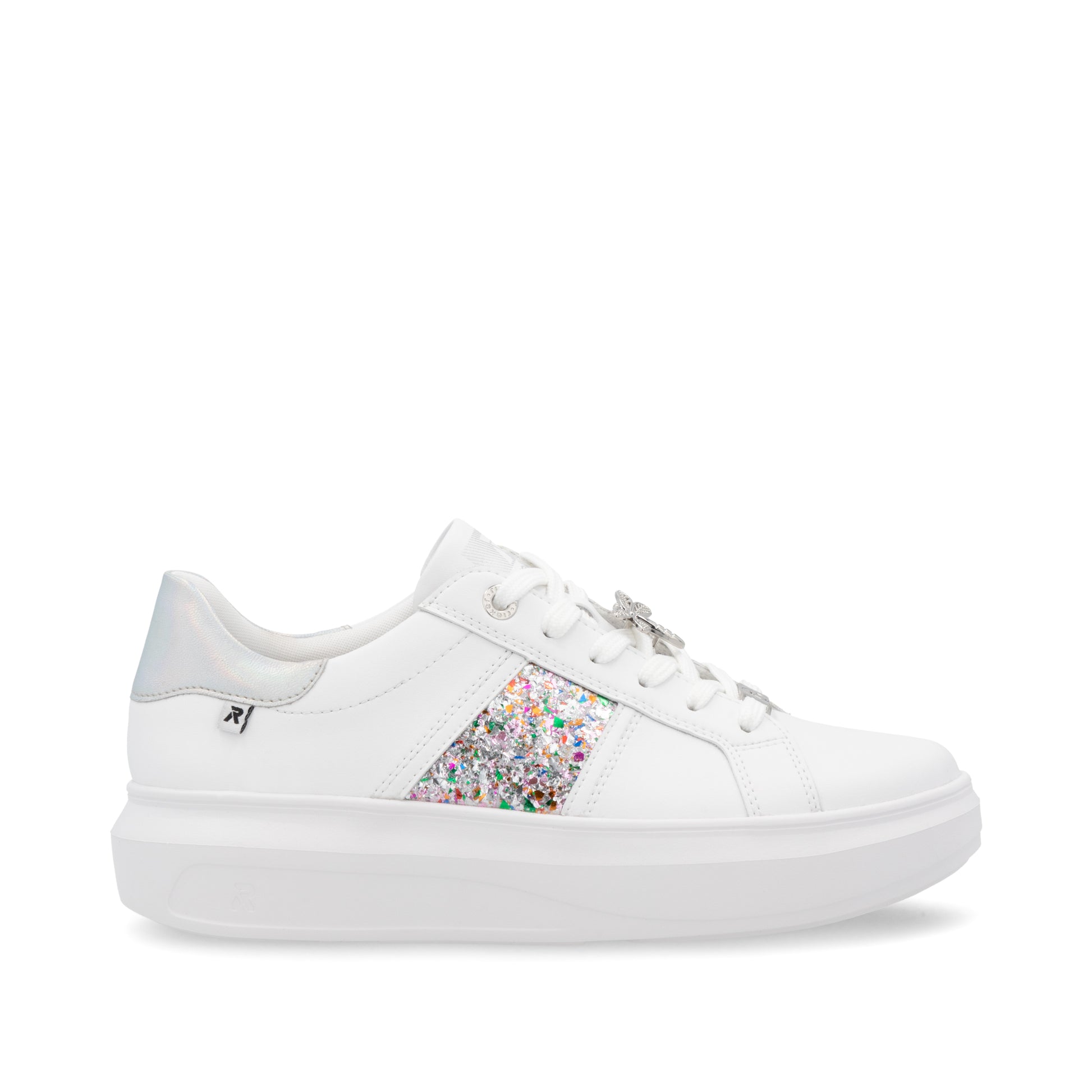 White Elasticated Shoes for Women | Rieker Sport W1202-83