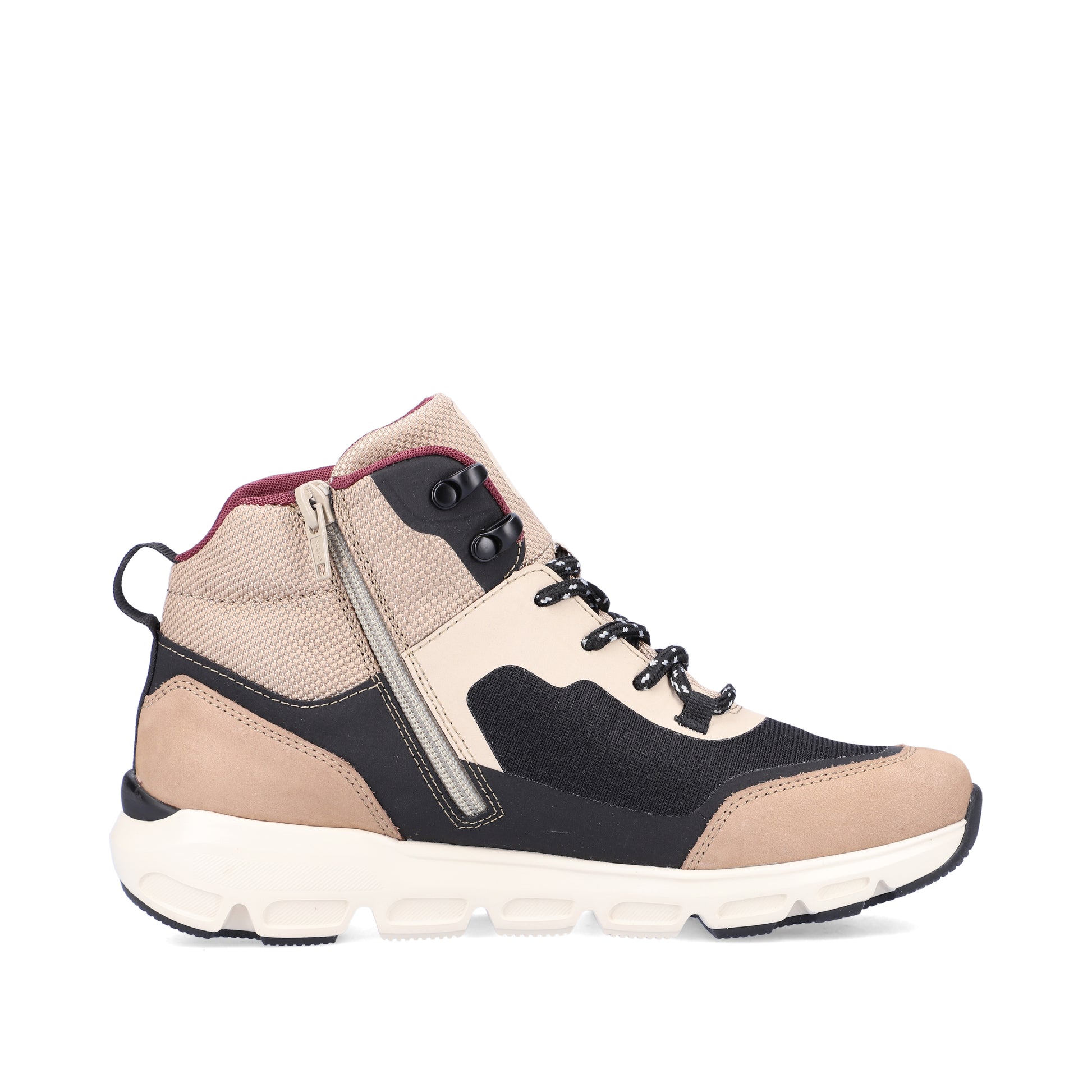 Beige Zip Boots for Women | Rieker Sport 40460-62
