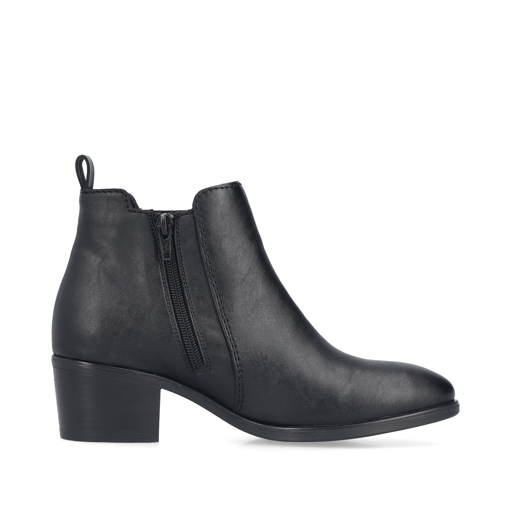 Black Zip Boots for Women | Rieker 73971-00