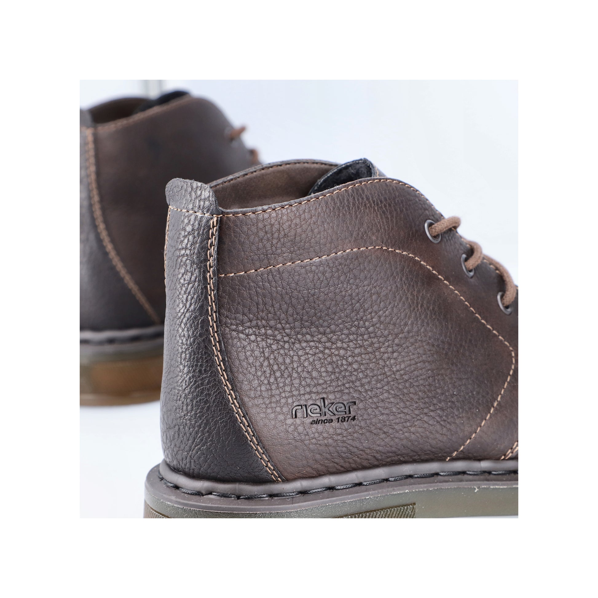 Brown Elasticated Boots for Men | Rieker 31640-25