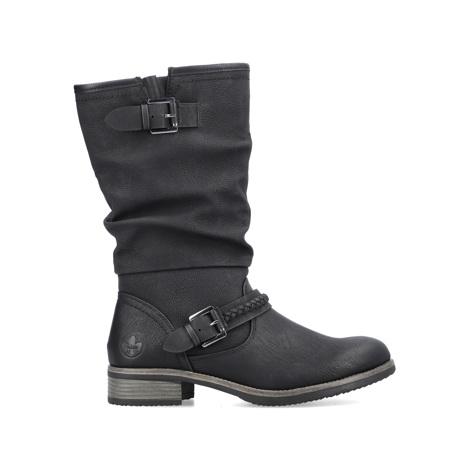 Black Zip Boots for Women | Rieker 98860-00