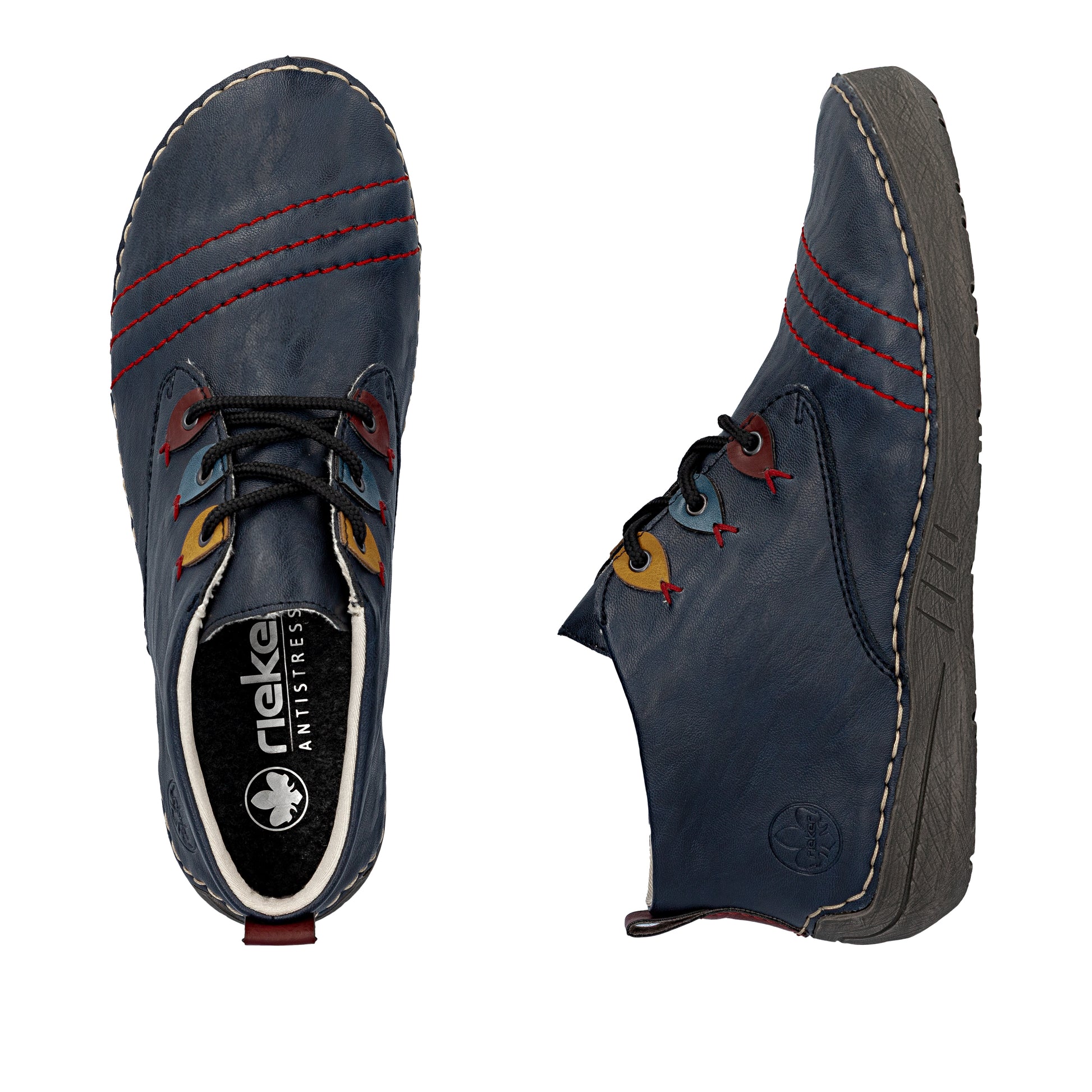 Blue Elasticated Boots for Women | Rieker 52509-14