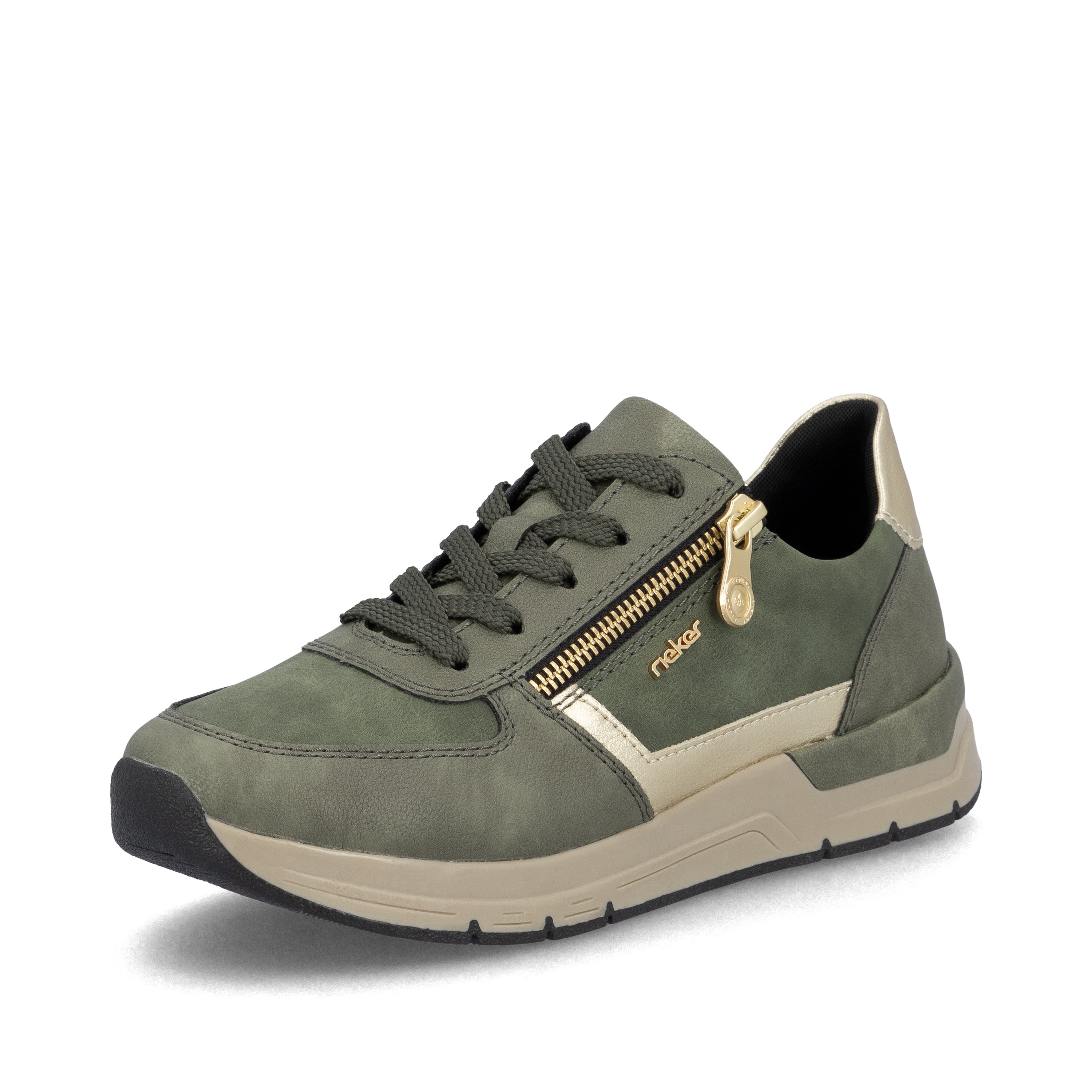 Green Zip Shoes for Women | Rieker 58902-54