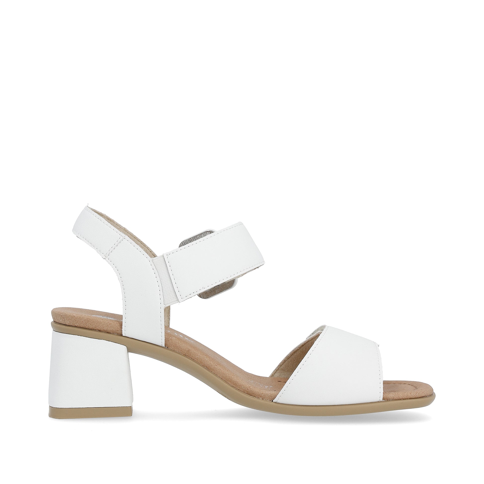 White Hook & Loop Sandals for Women | Remonte D1K51-80