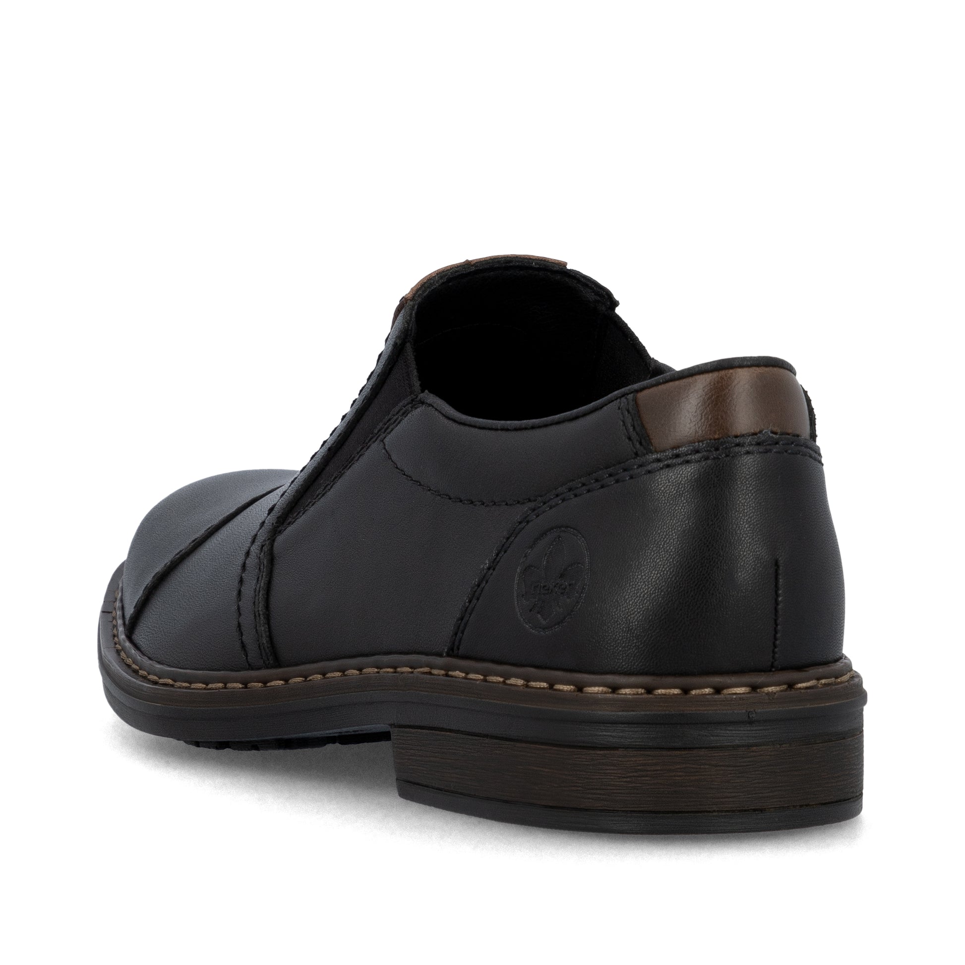 Black Elasticated Shoes for Men | Rieker 17659-00