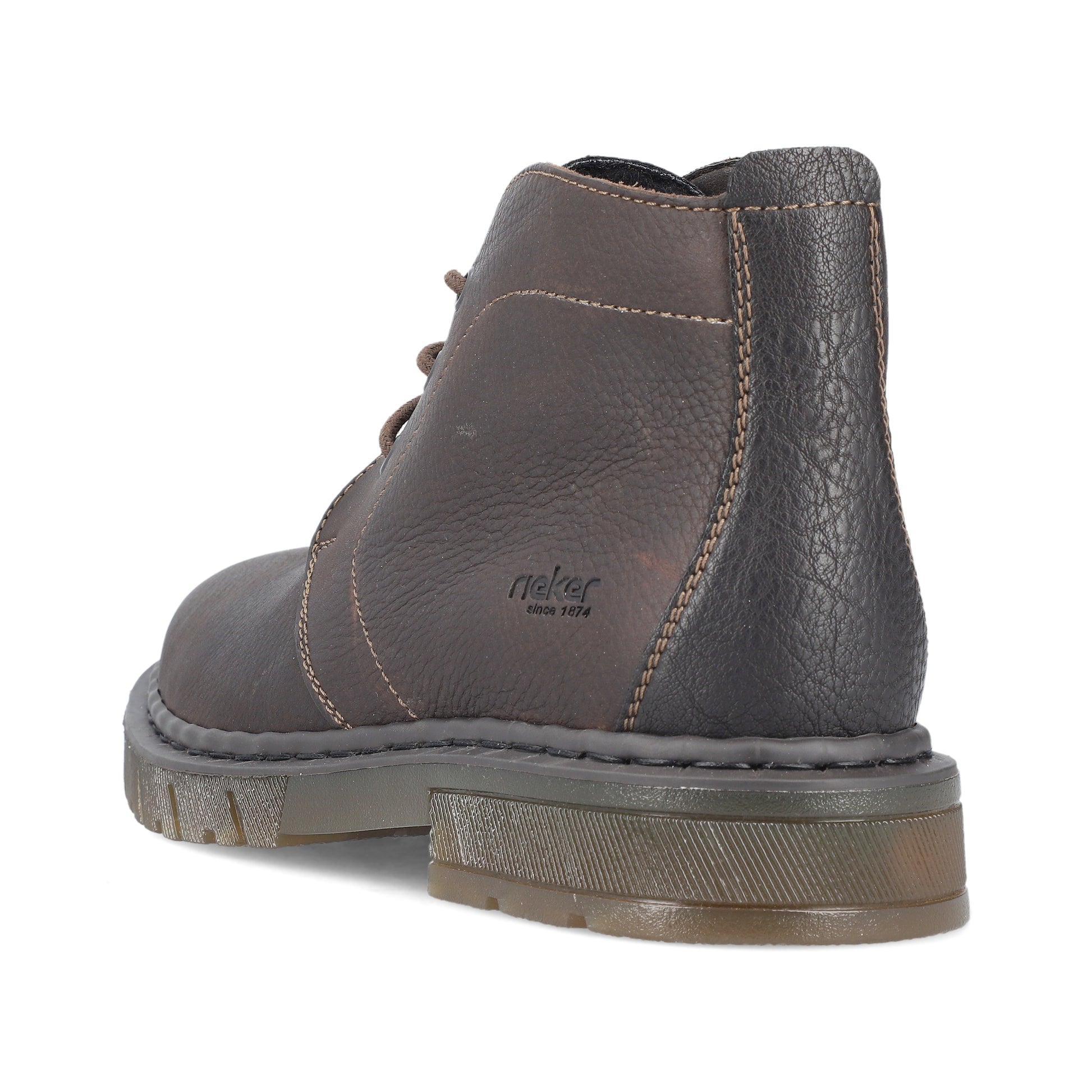 Brown Elasticated Boots for Men | Rieker 31640-25