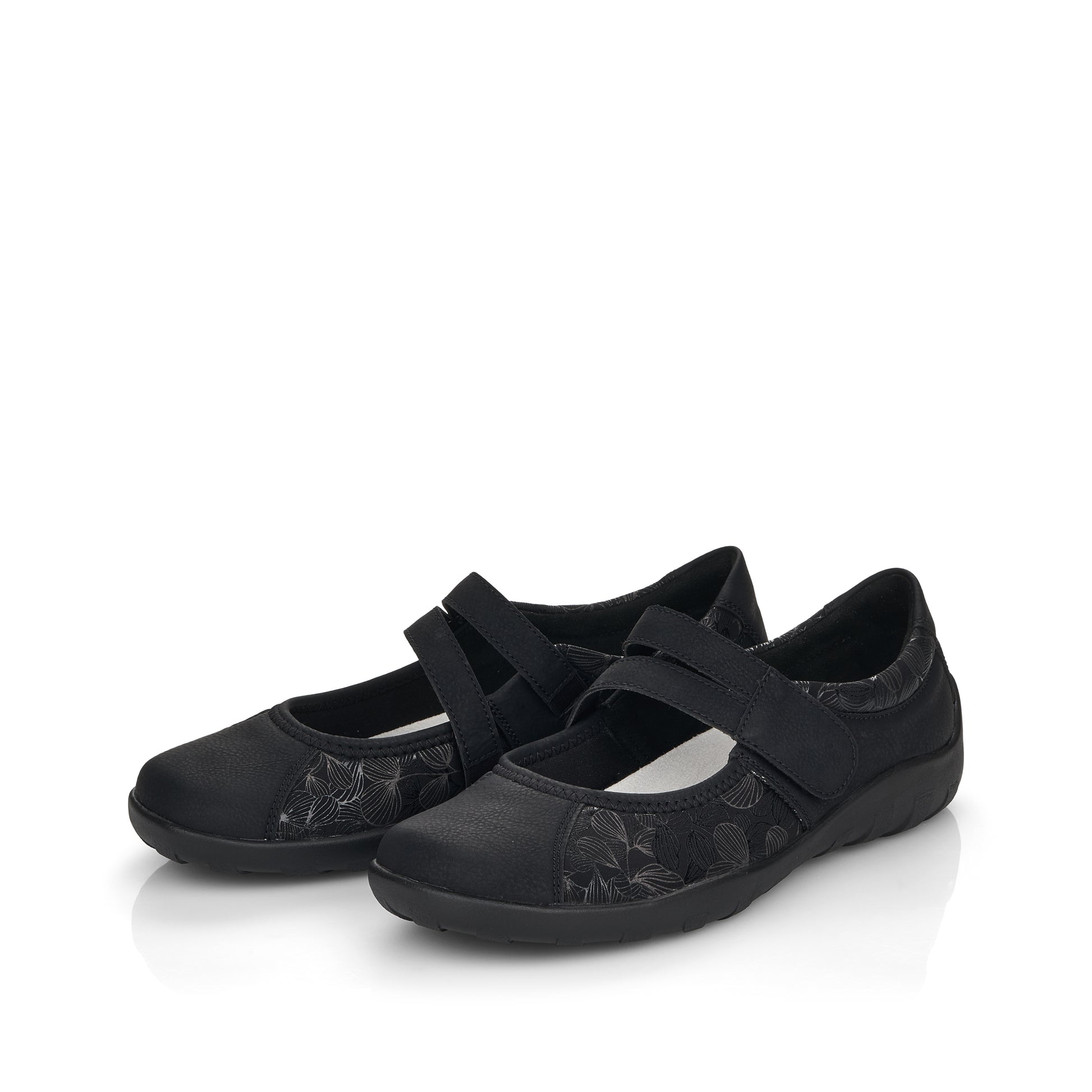 Black Hook & Loop Shoes for Women | Remonte R3510-03