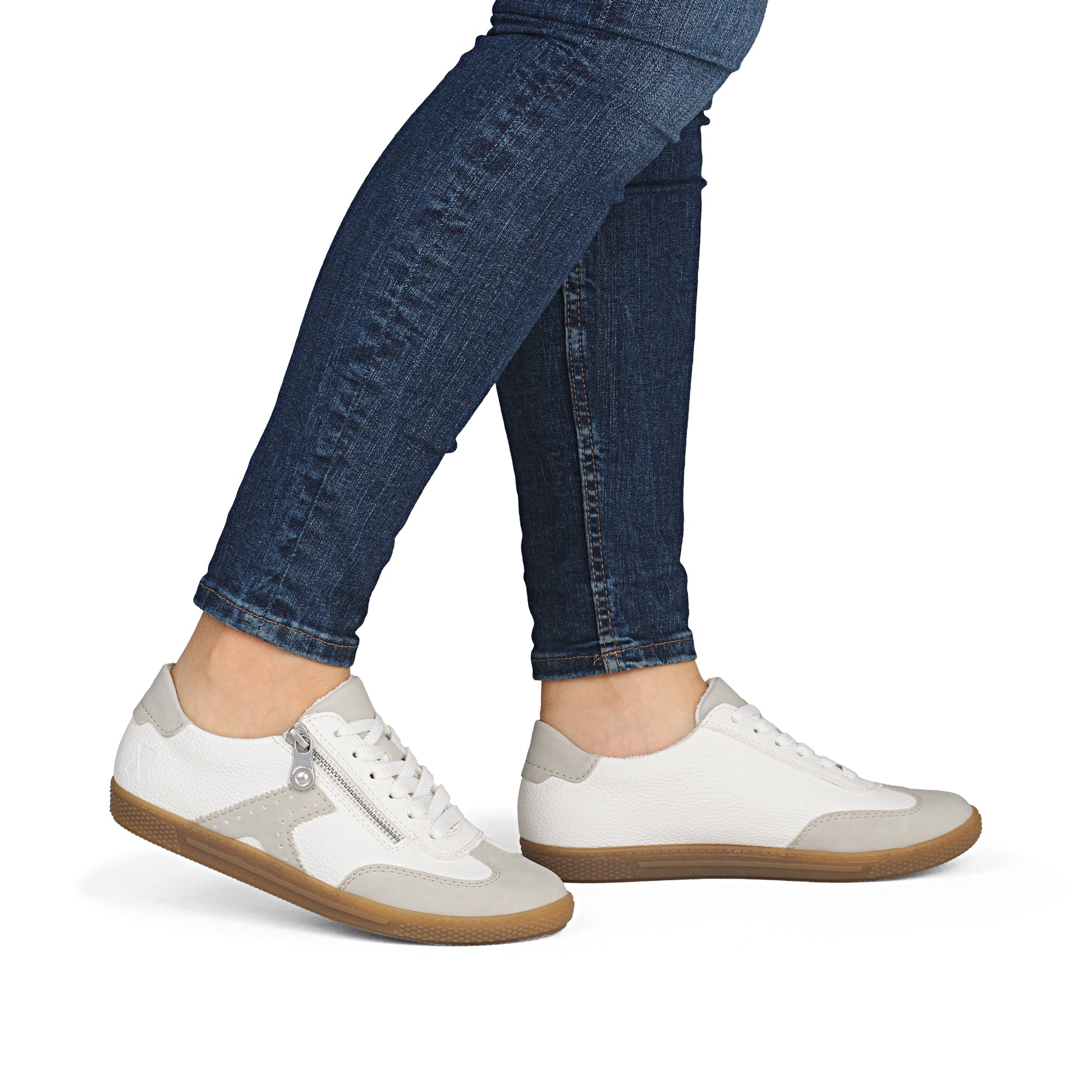 White Zip Shoes for Women | Rieker L9700-80