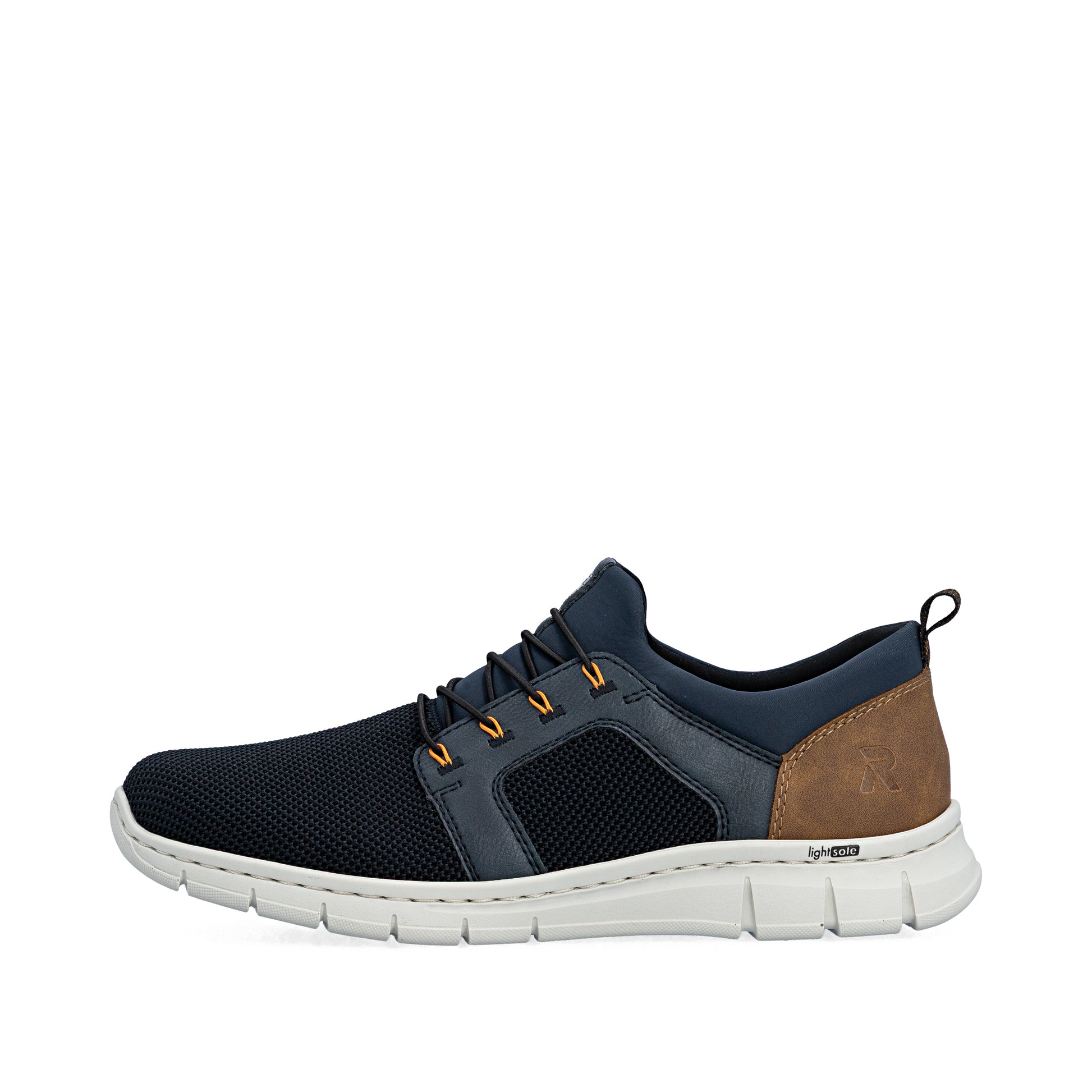 Blue Elasticated Shoes for Men | Rieker B7796-14