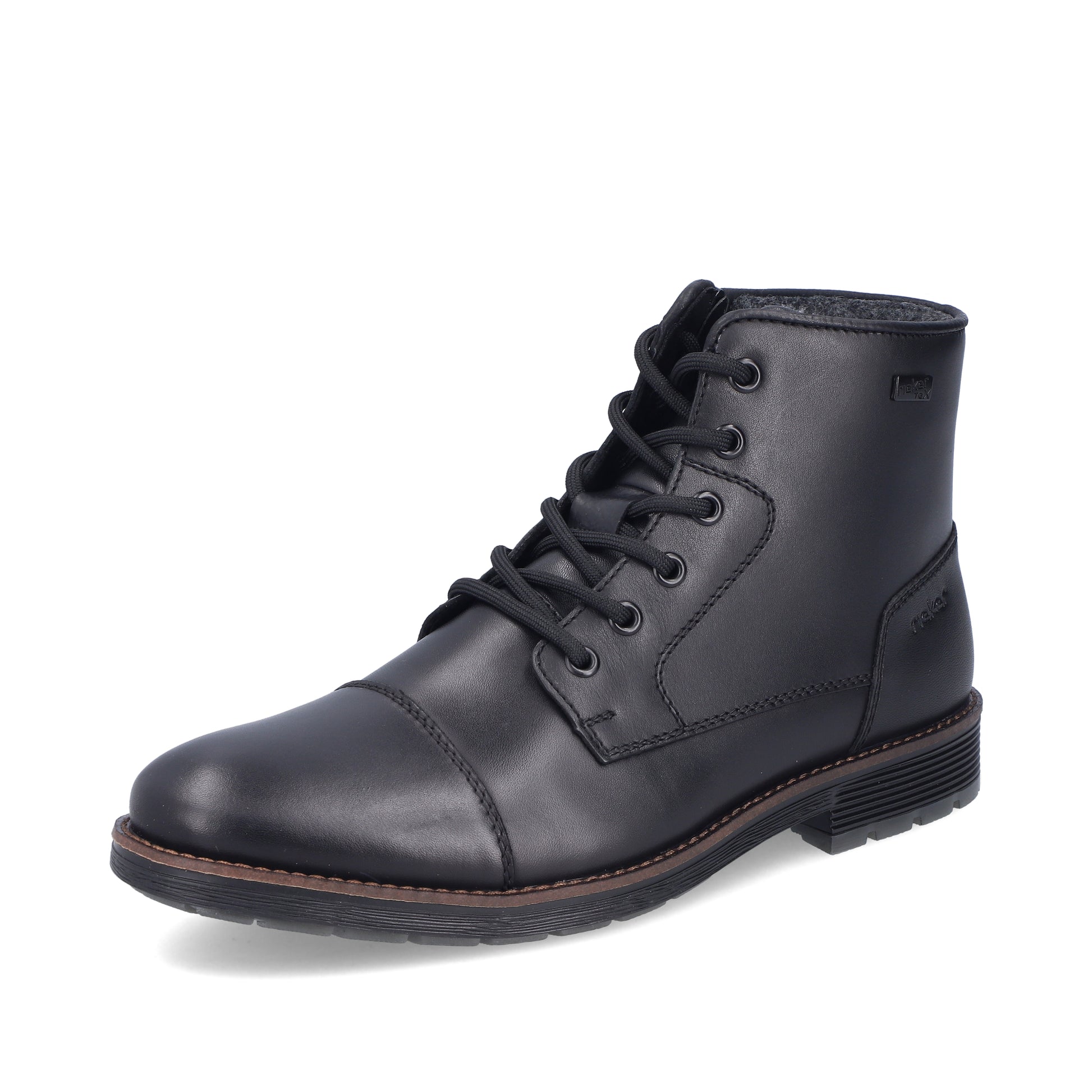 Black Zip Boots for Men | Rieker F4546-00
