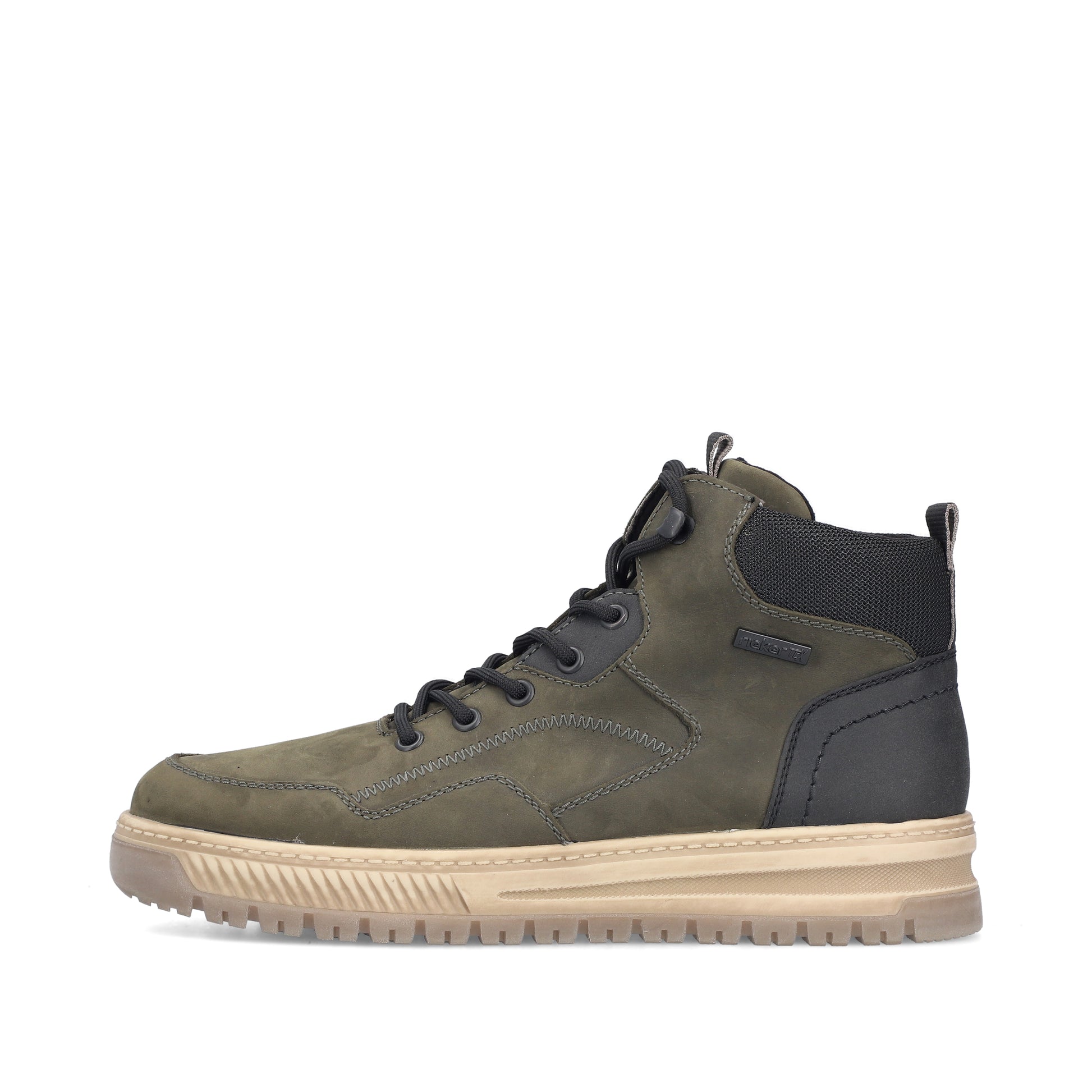 Green Zip Boots for Men | Rieker 38554-54