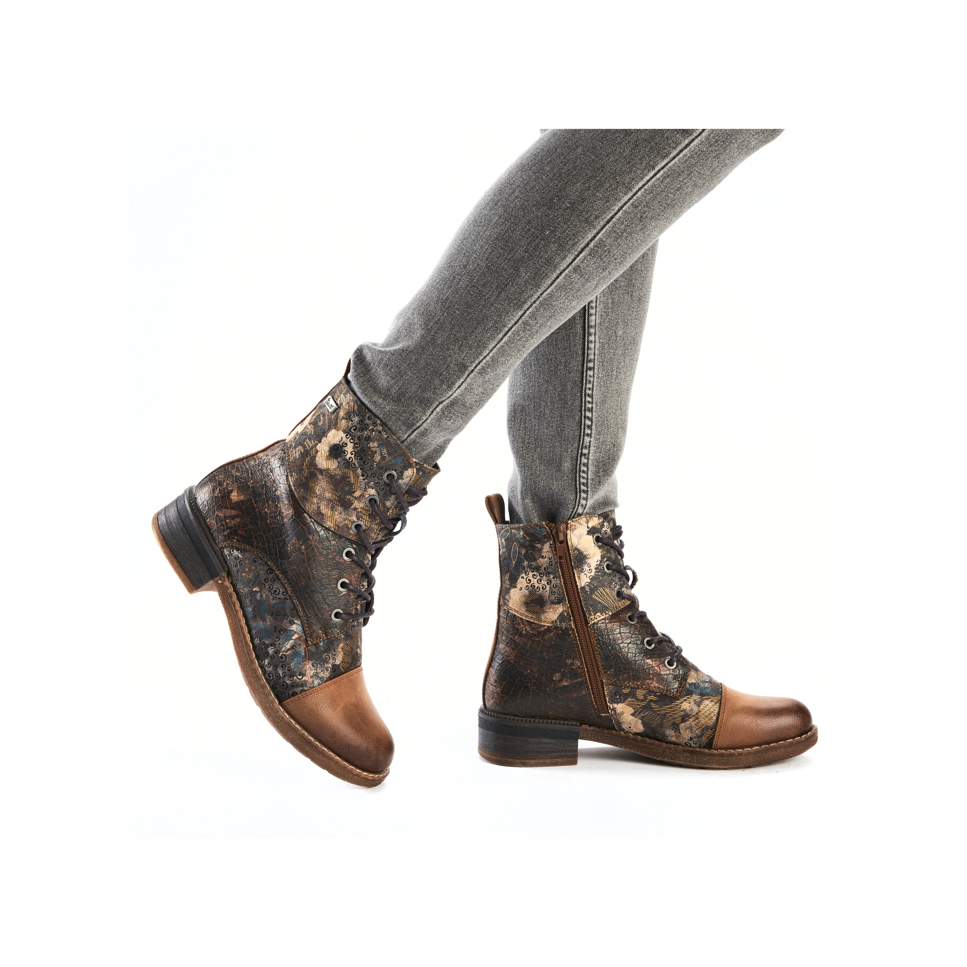 Multi Zip Boots for Women | Rieker 94611-90