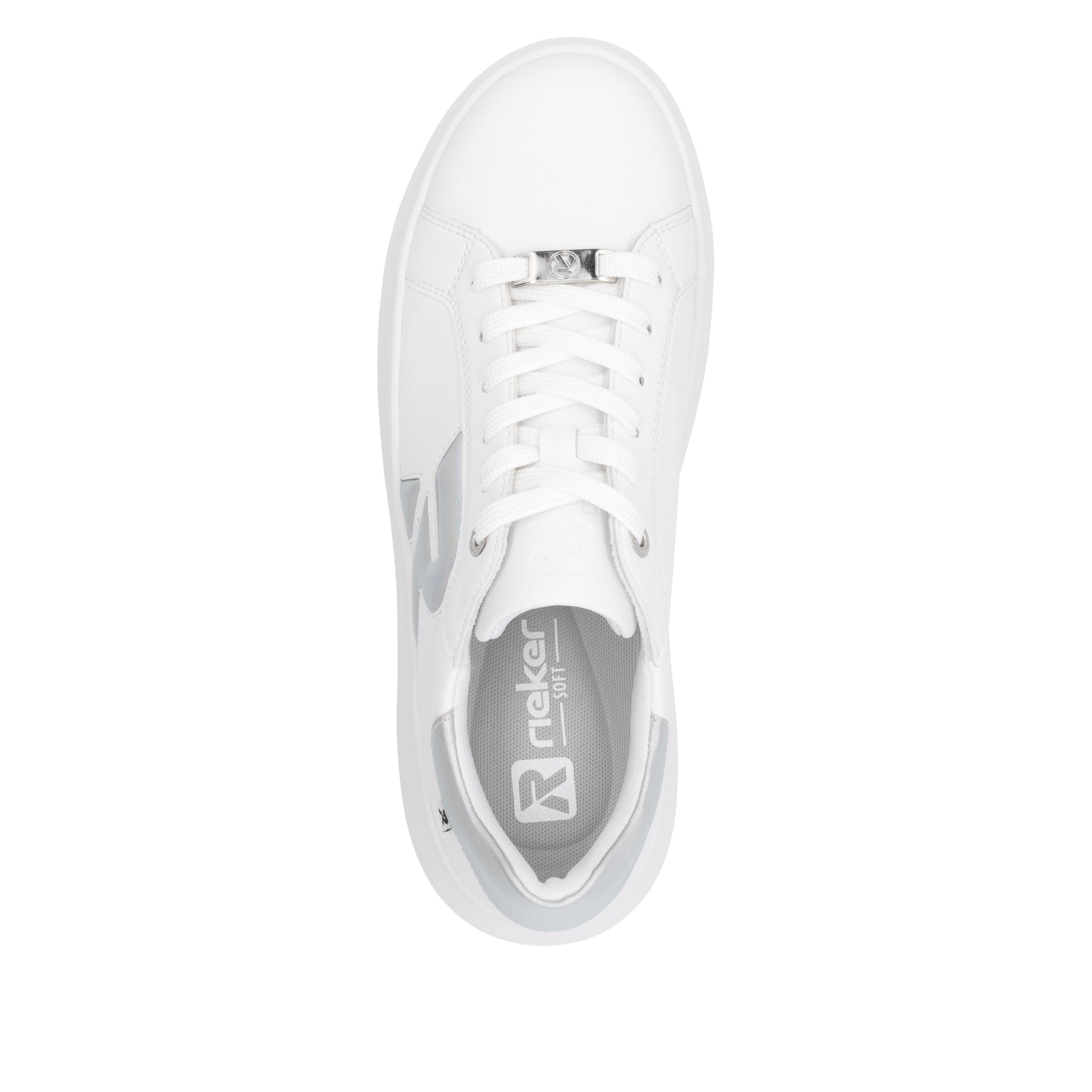 White Elasticated Shoes for Women | Rieker Sport W1204-82