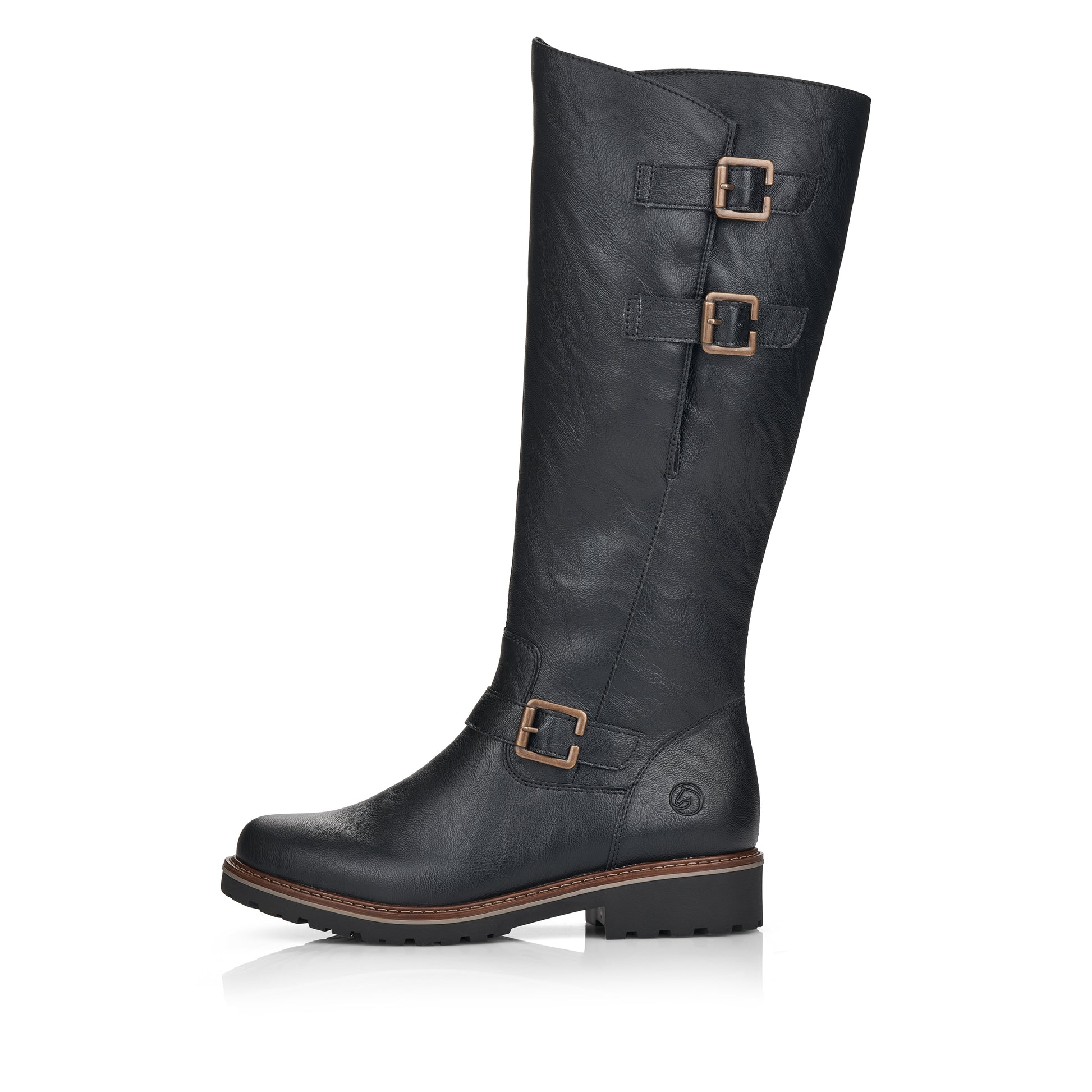 Black Zip Boots for Women | Remonte R6590-01