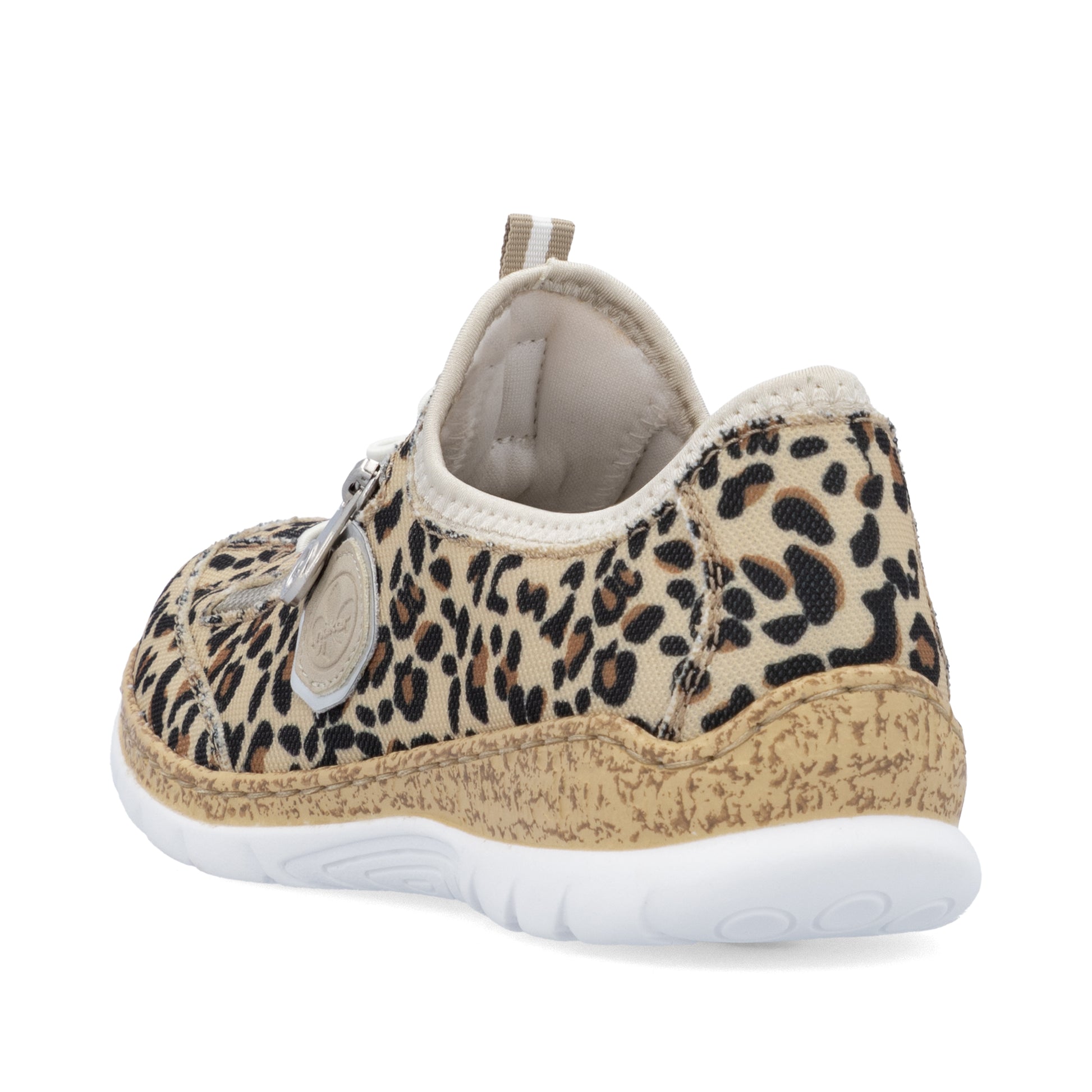 Beige Elasticated Shoes for Women | Rieker N4263-92