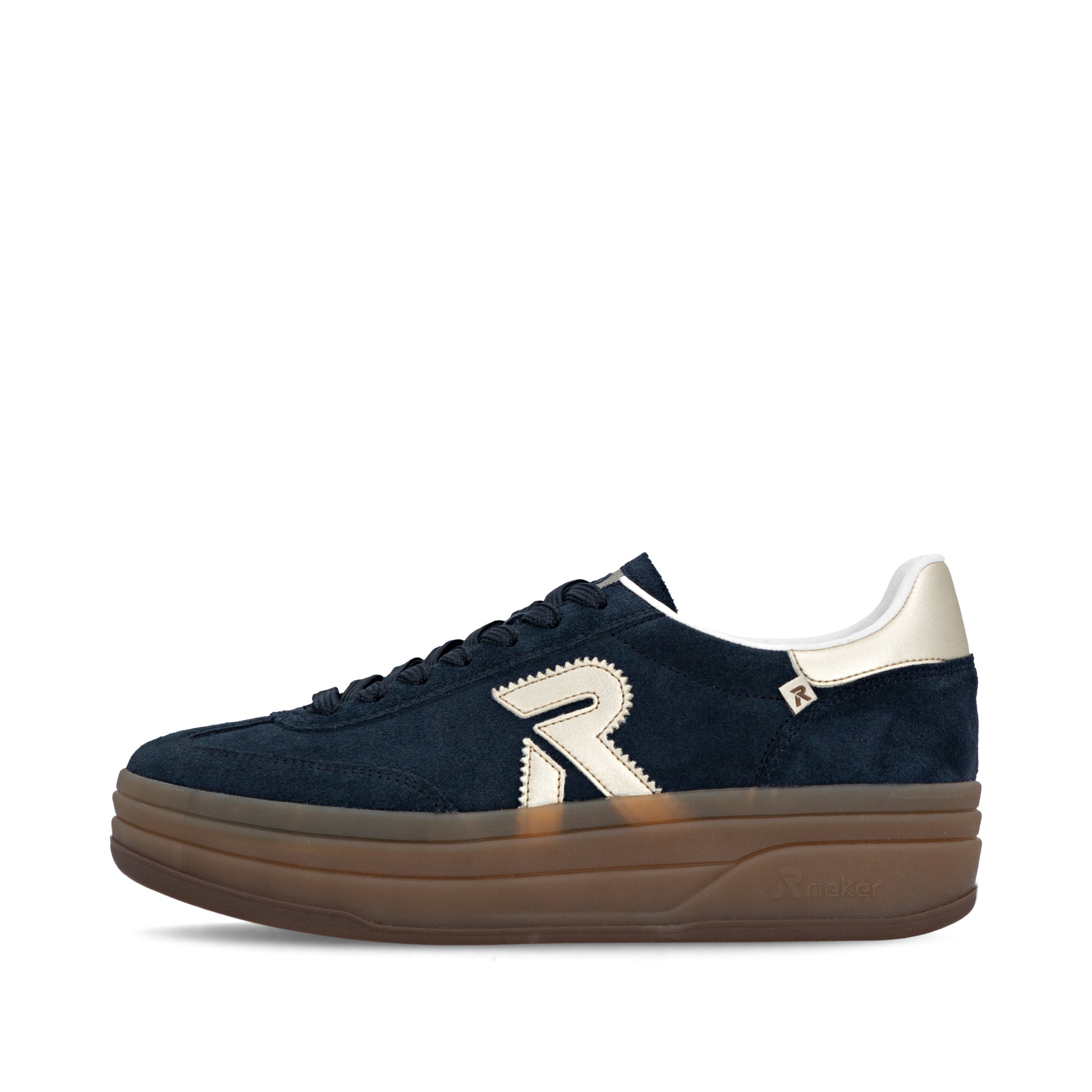 Blue Elasticated Shoes for Women | Rieker Sport W3700-14