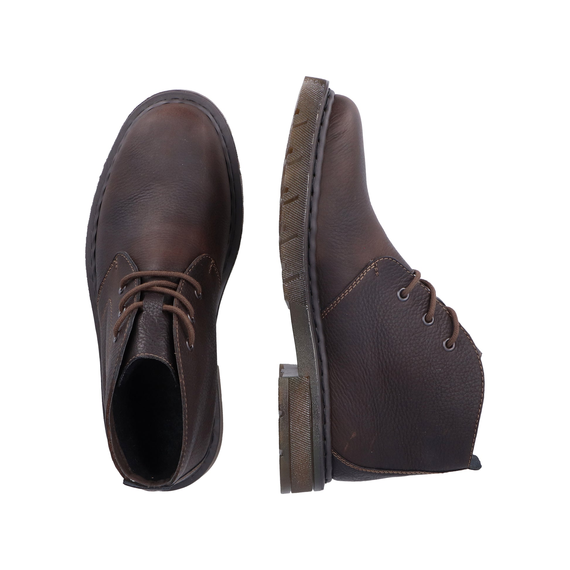 Brown Elasticated Boots for Men | Rieker 31640-25