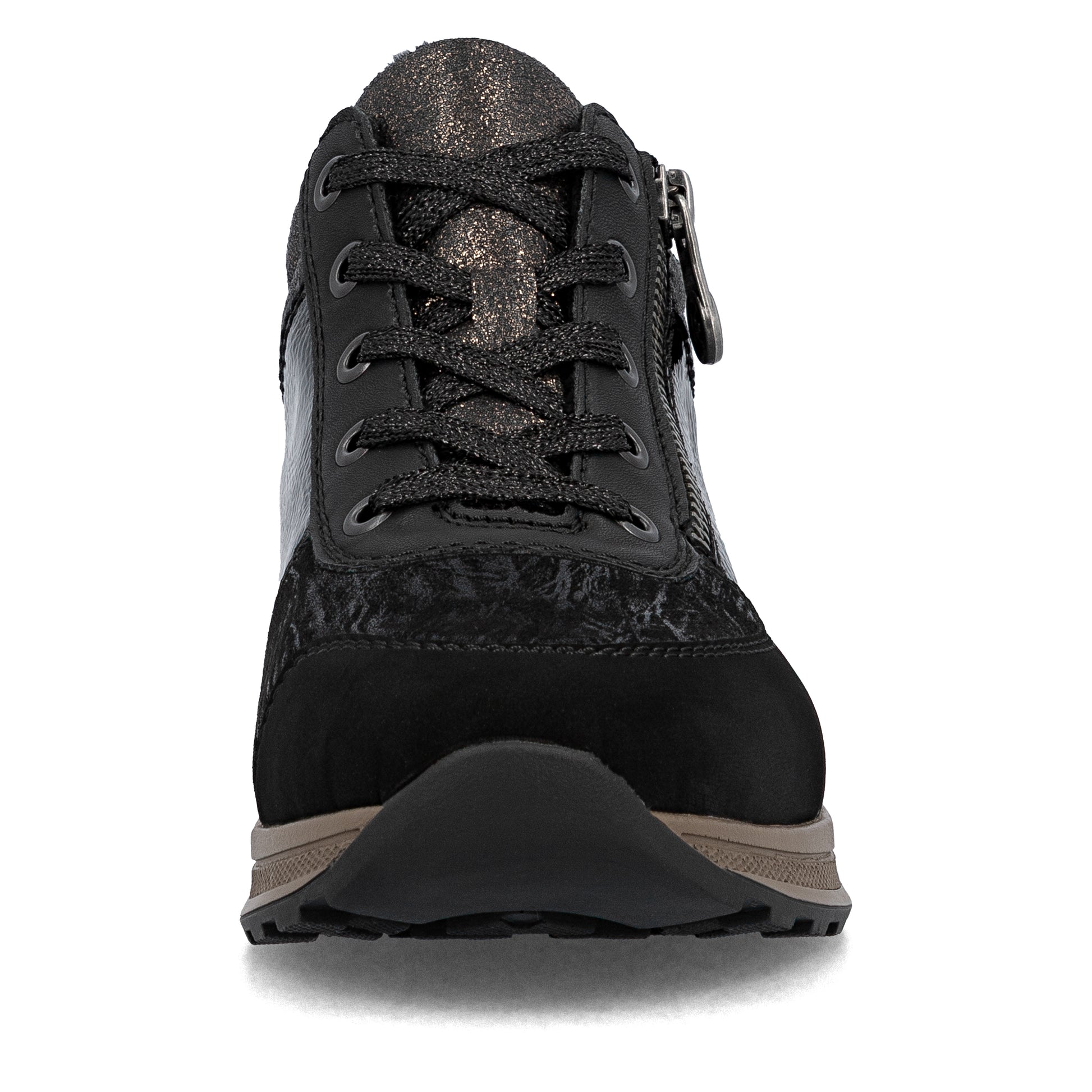 Black Zip Boots for Women | Rieker N1407-00