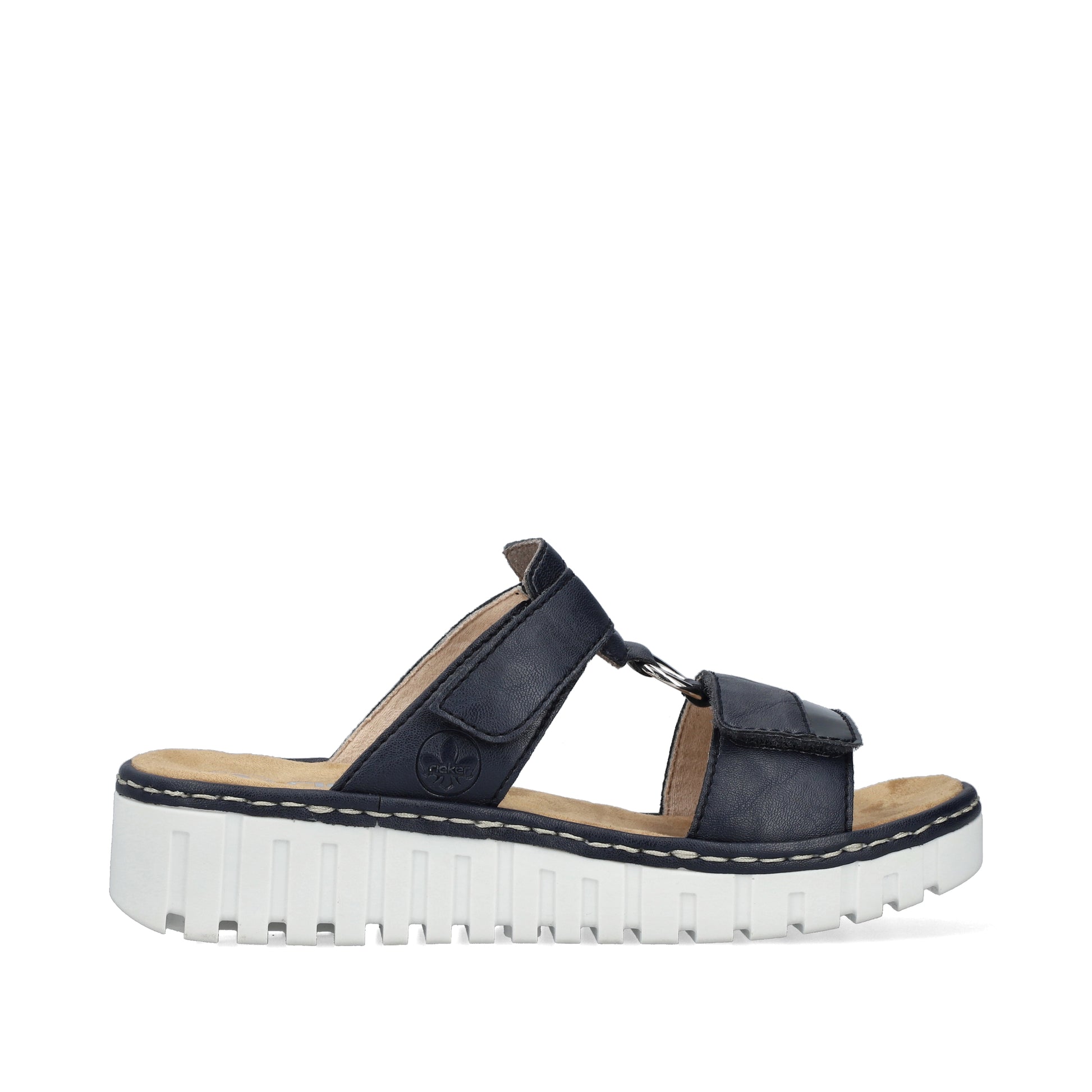 Blue Hook & Loop Sandals for Women | Rieker V1396-14