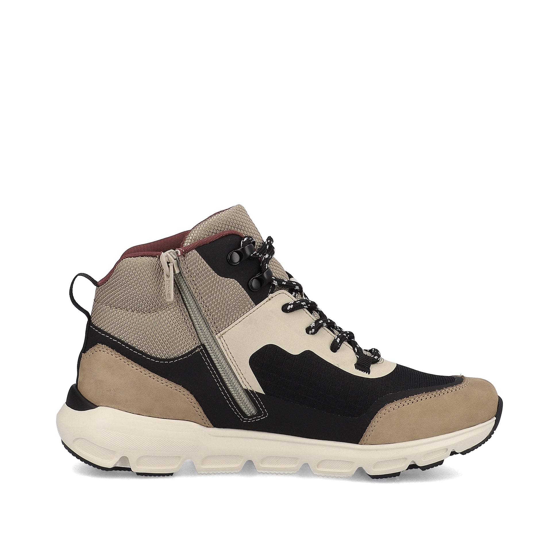 Beige Zip Boots for Women | Rieker Sport 40460-62