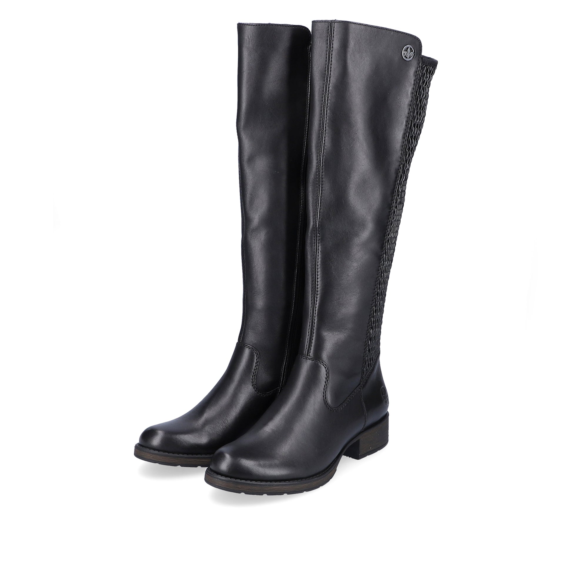 Black Zip Boots for Women | Rieker Z9591-00