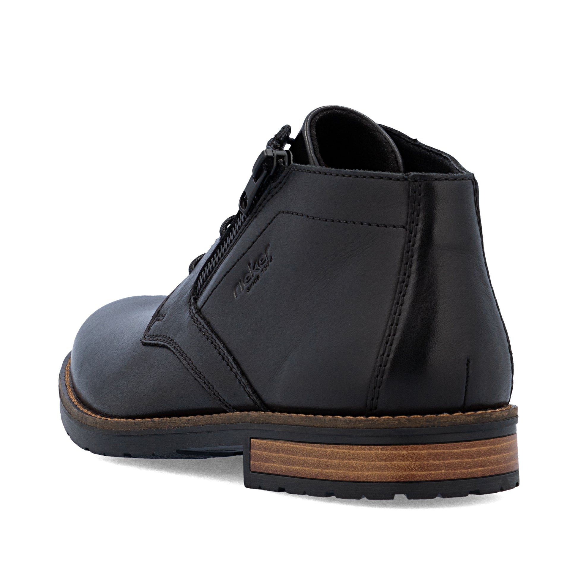 Black Zip Boots for Men | Rieker 14609-00