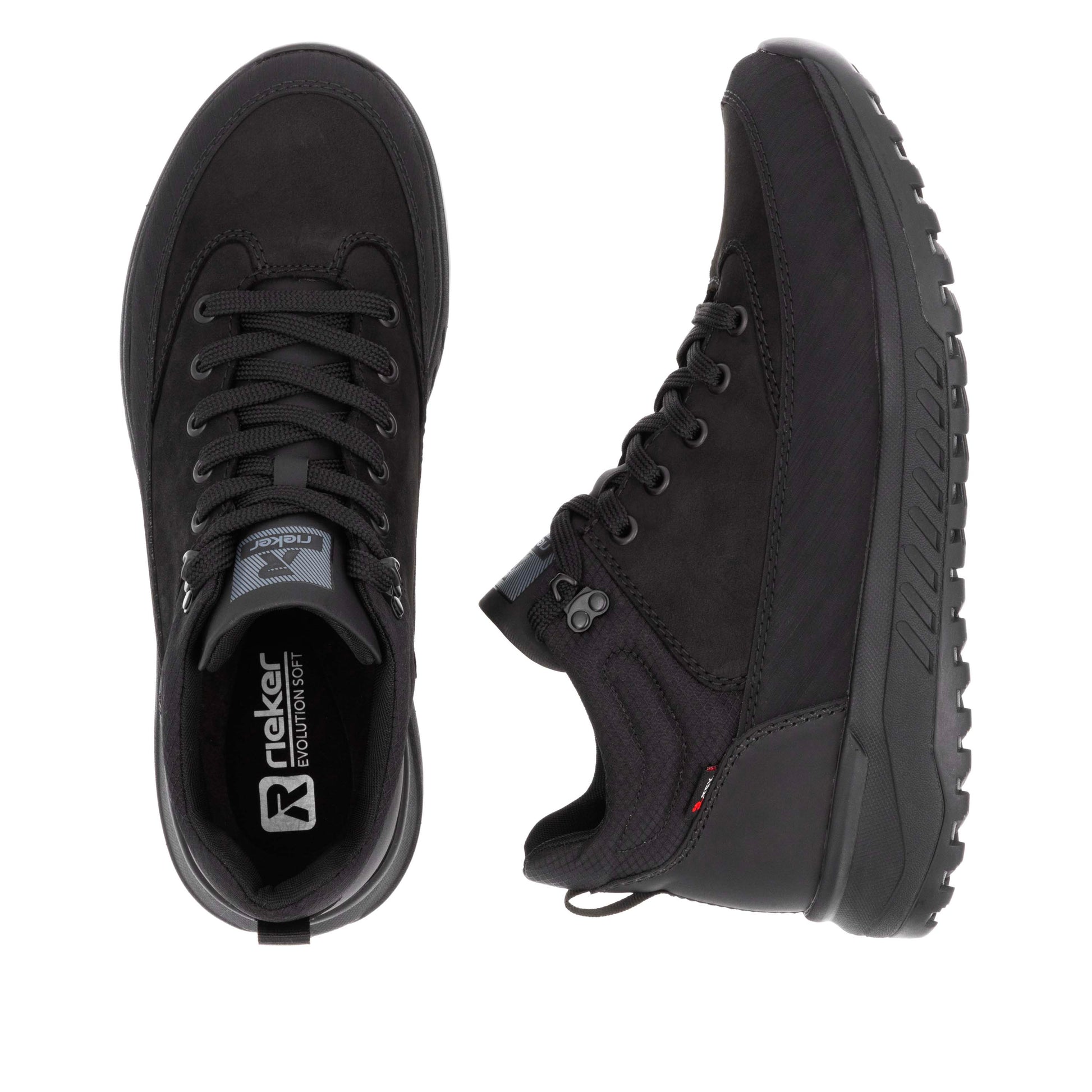 Black Elasticated Boots for Men | Rieker U0173-00