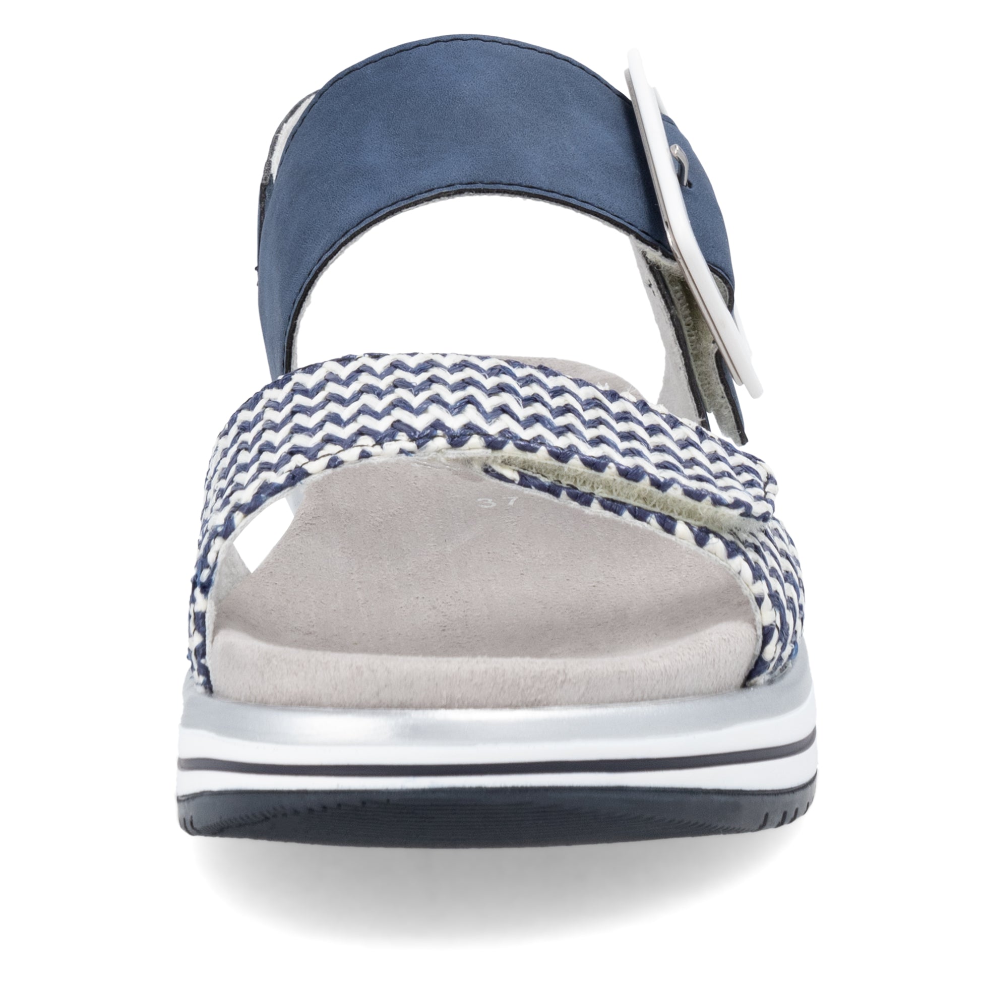 Blue Hook & Loop Sandals for Women | Remonte D1J53-14