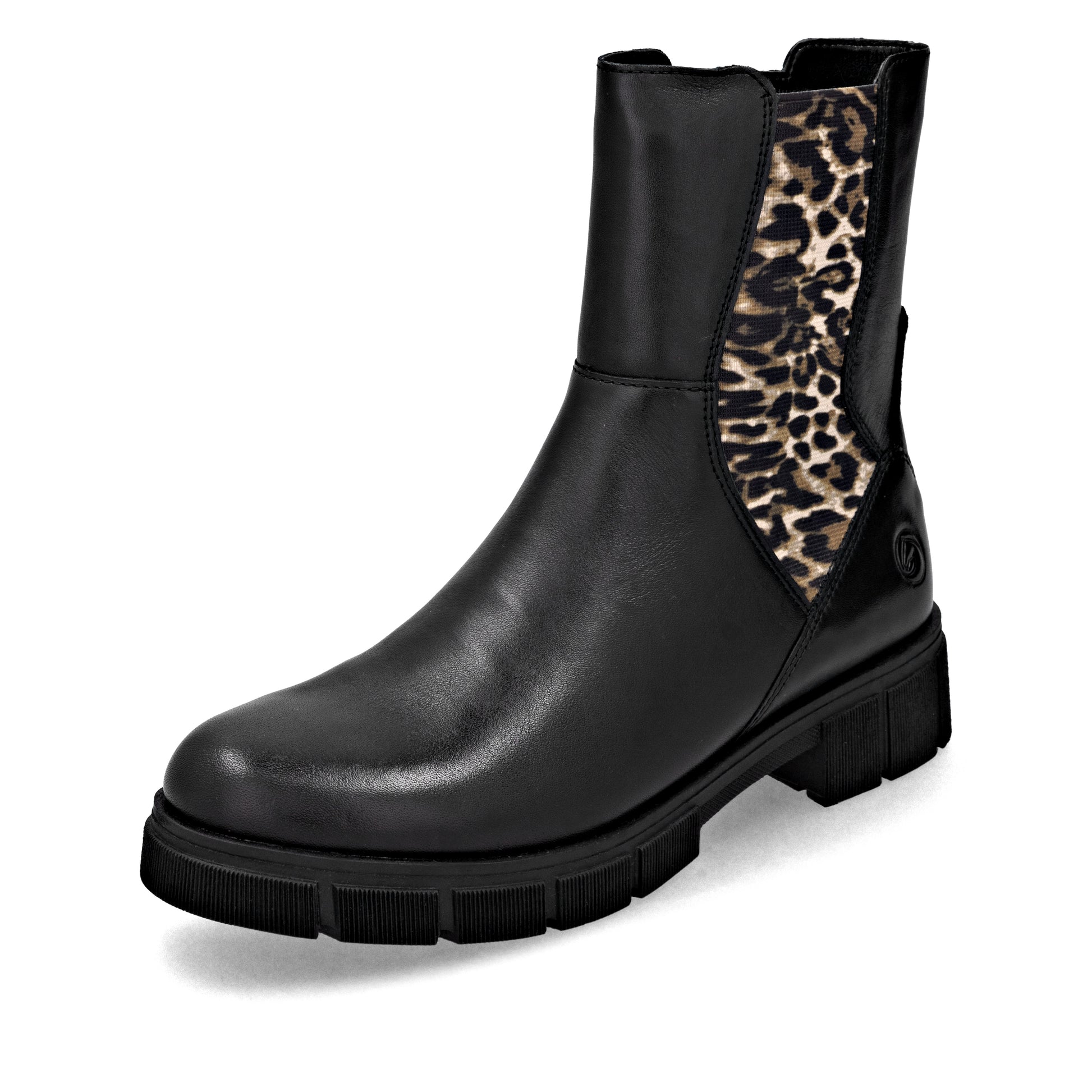 Black Zip Boots for Women | Remonte D2S70-03