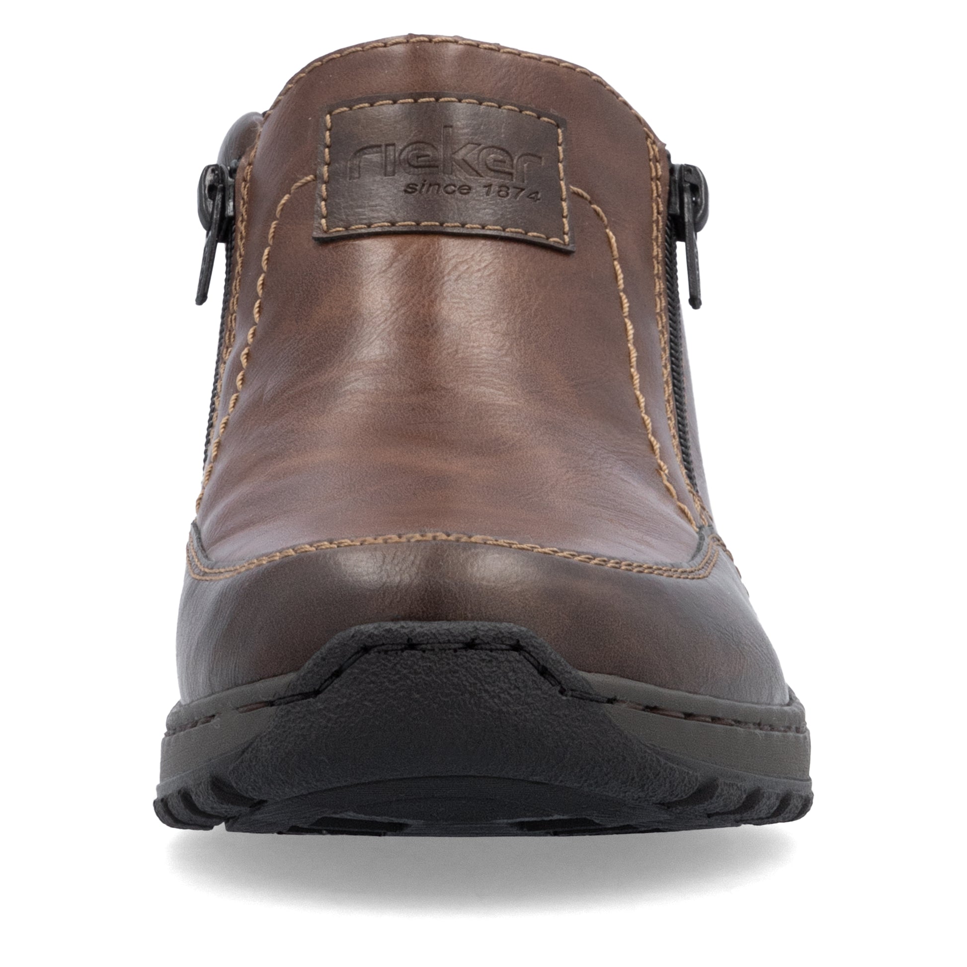 Brown Zip Boots for Men | Rieker 03352-24