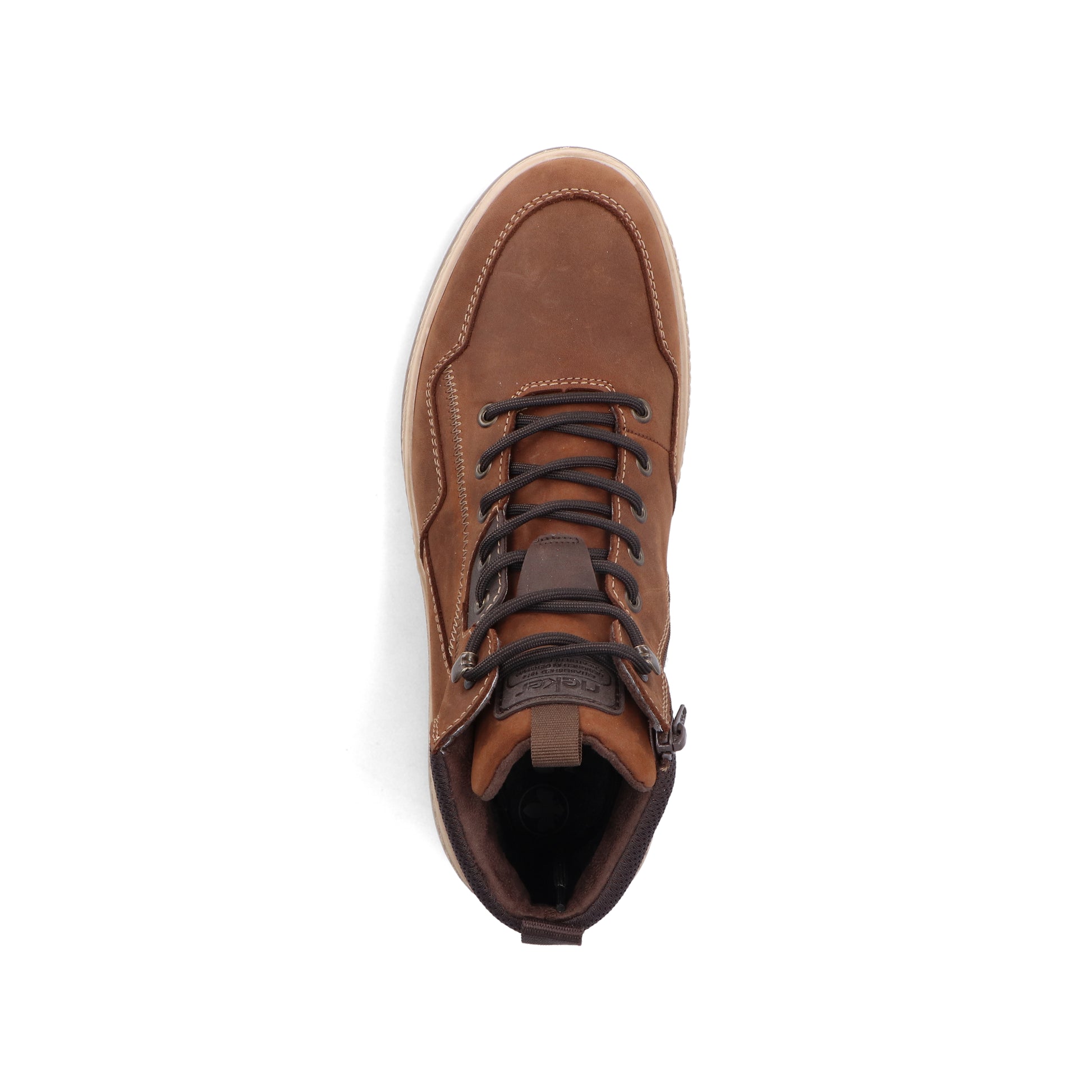 Brown Zip Boots for Men | Rieker 38554-22