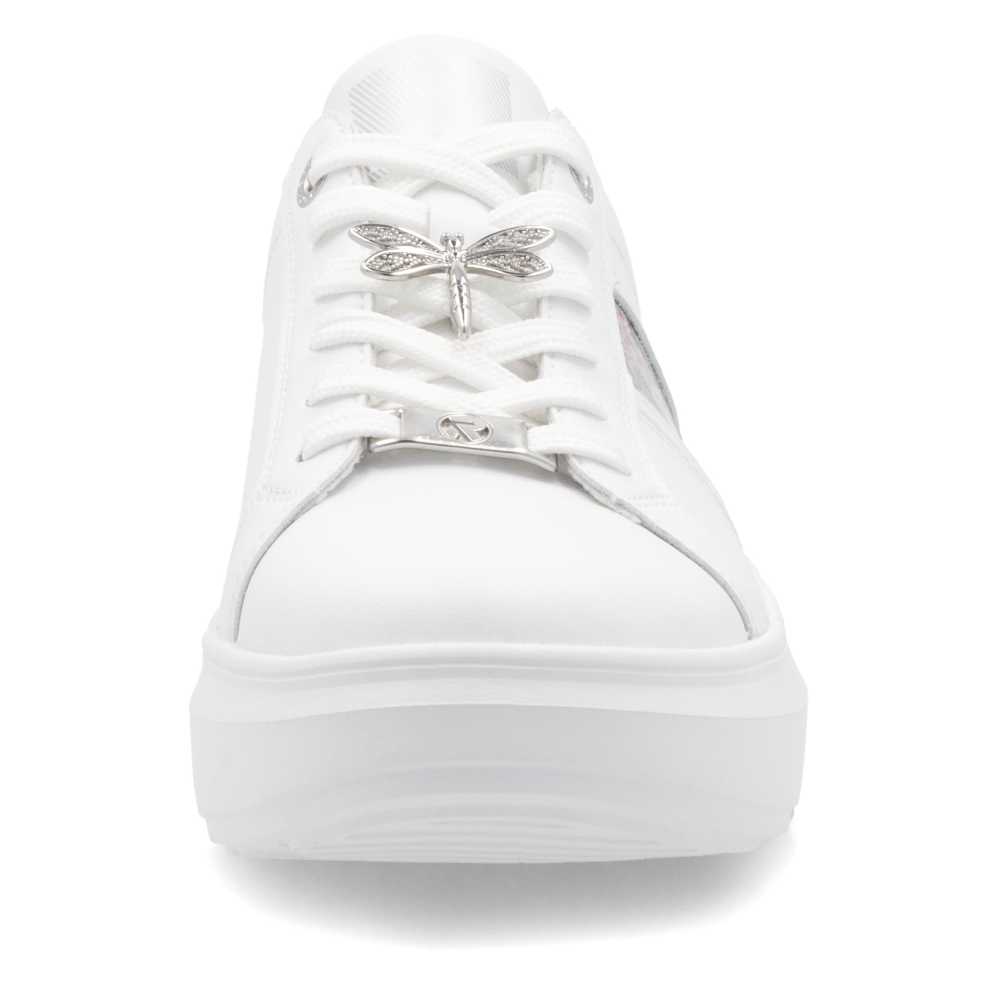 White Elasticated Shoes for Women | Rieker Sport W1202-83
