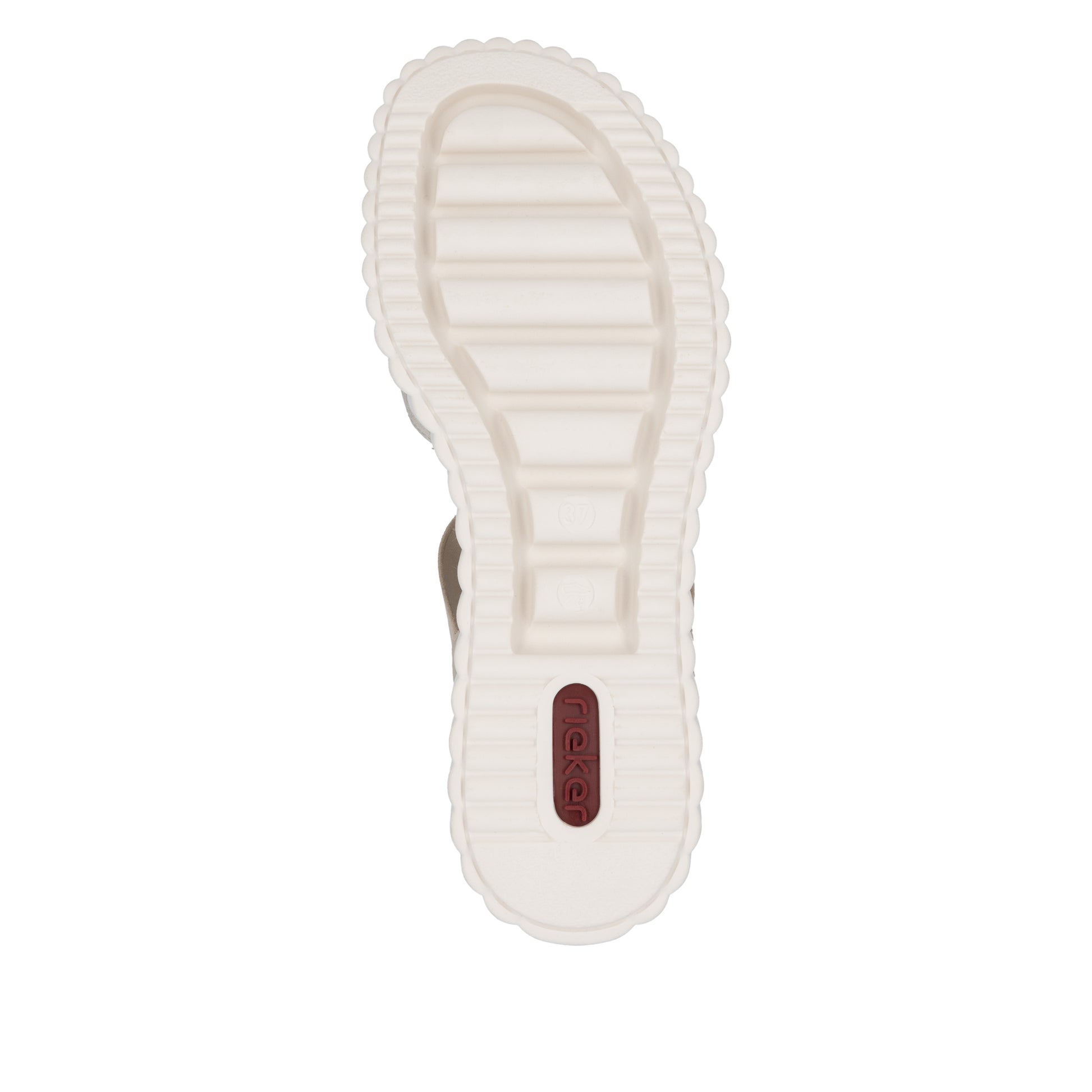 Beige Elasticated Sandals for Women | Rieker 69158-60