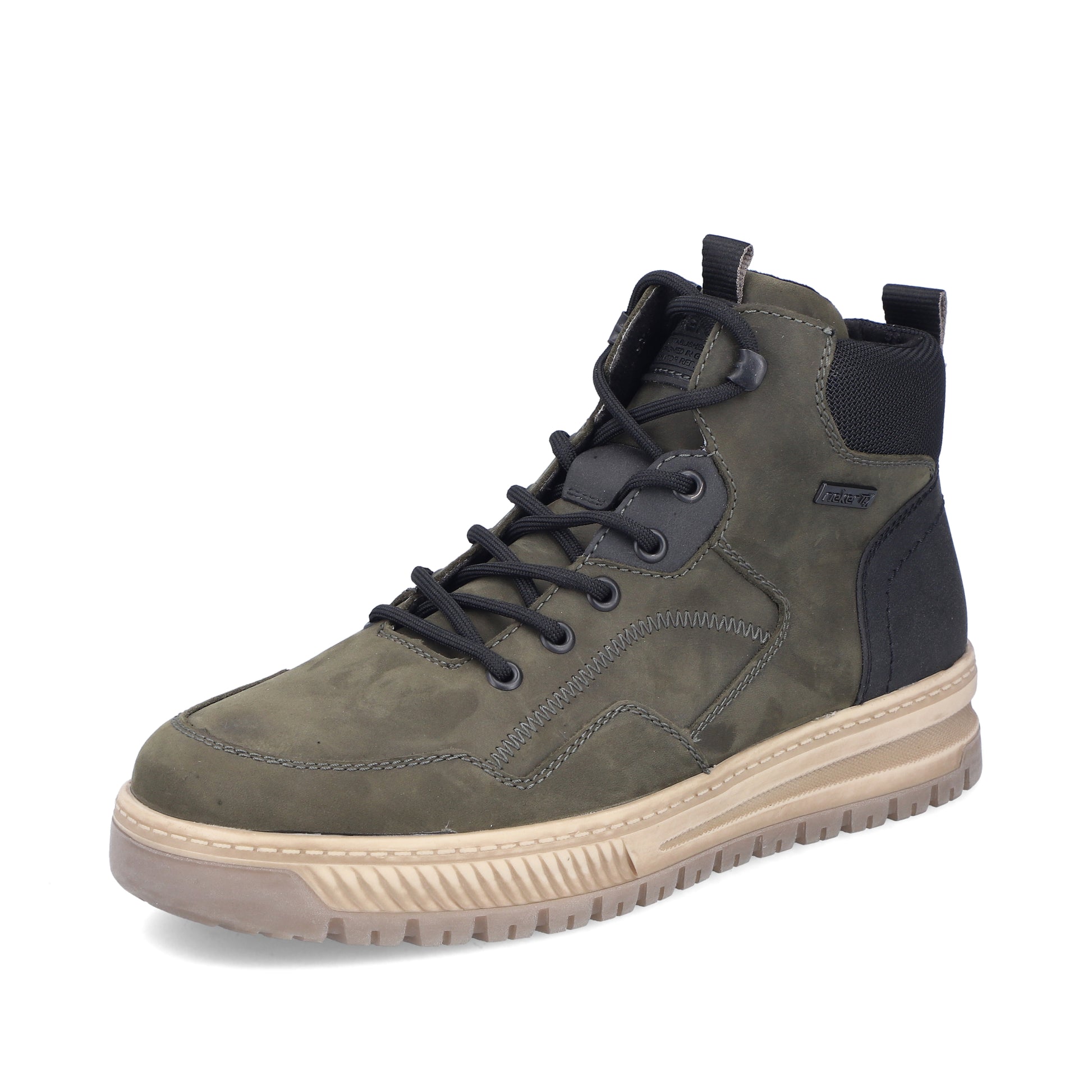 Green Zip Boots for Men | Rieker 38554-54