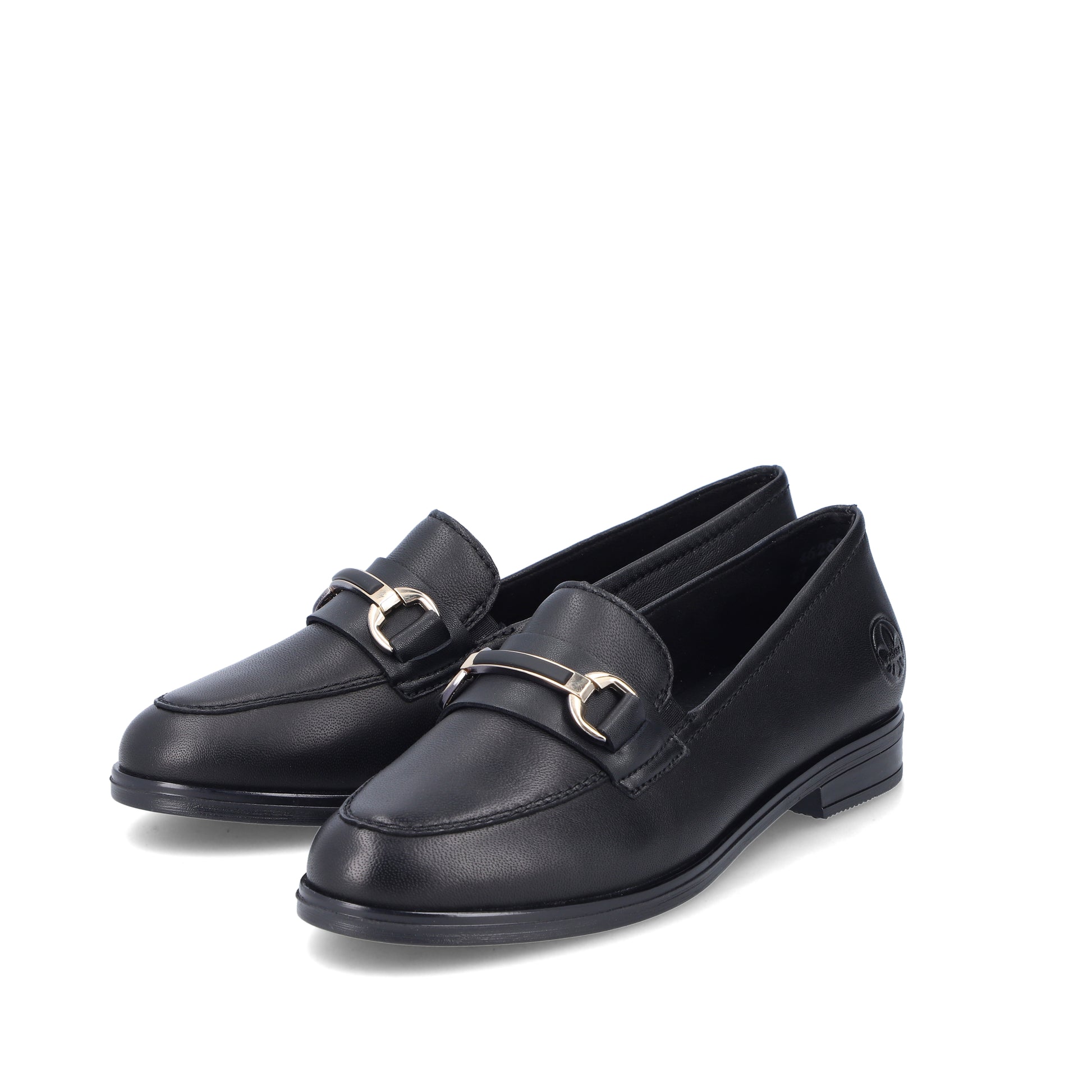 Black Elasticated Shoes for Women | Rieker 46262-01