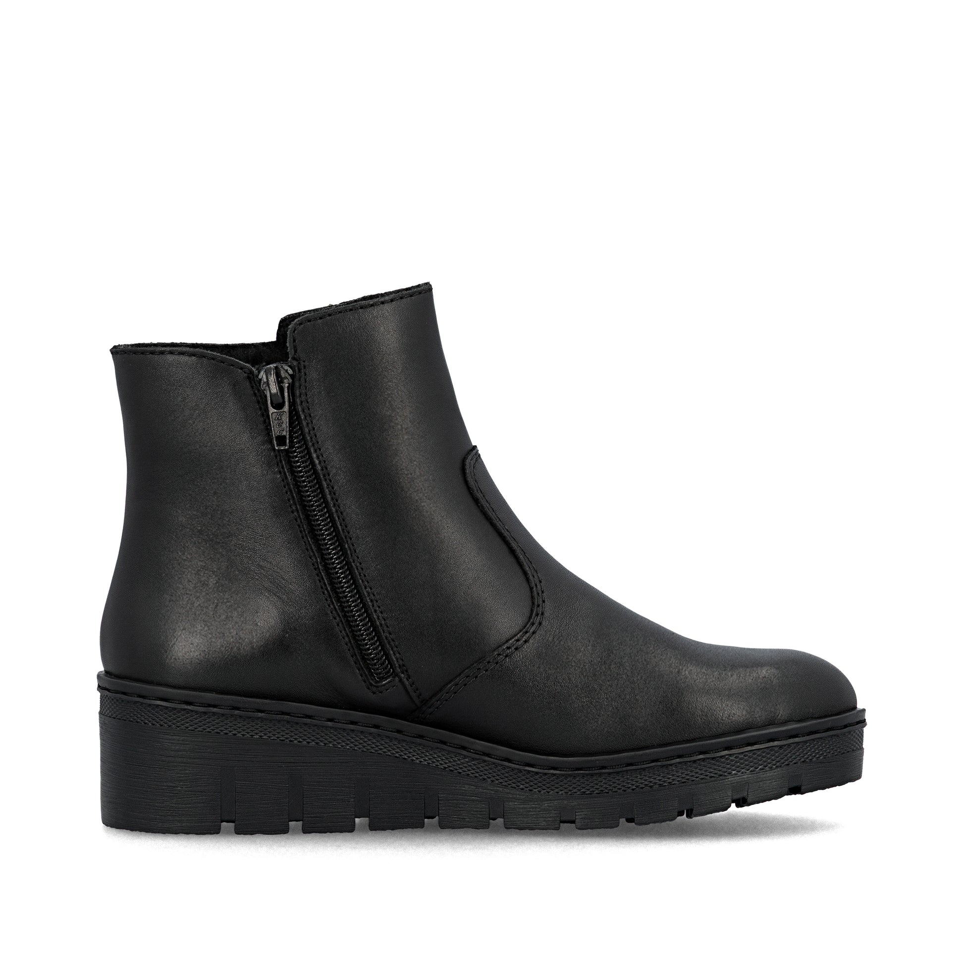 Black Zip Boots for Women | Rieker X9165-01