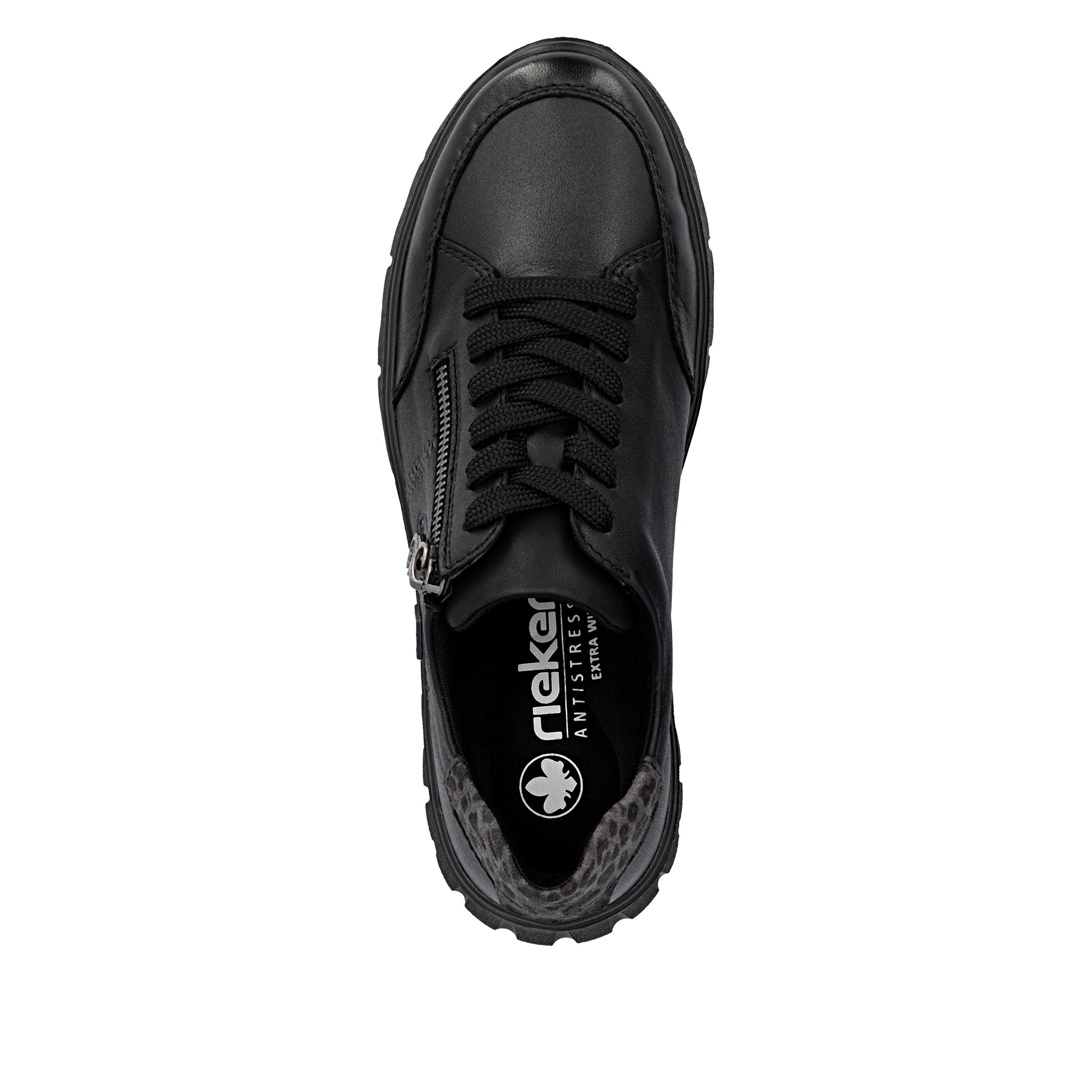 Black Zip Shoes for Women | Rieker N1301-01