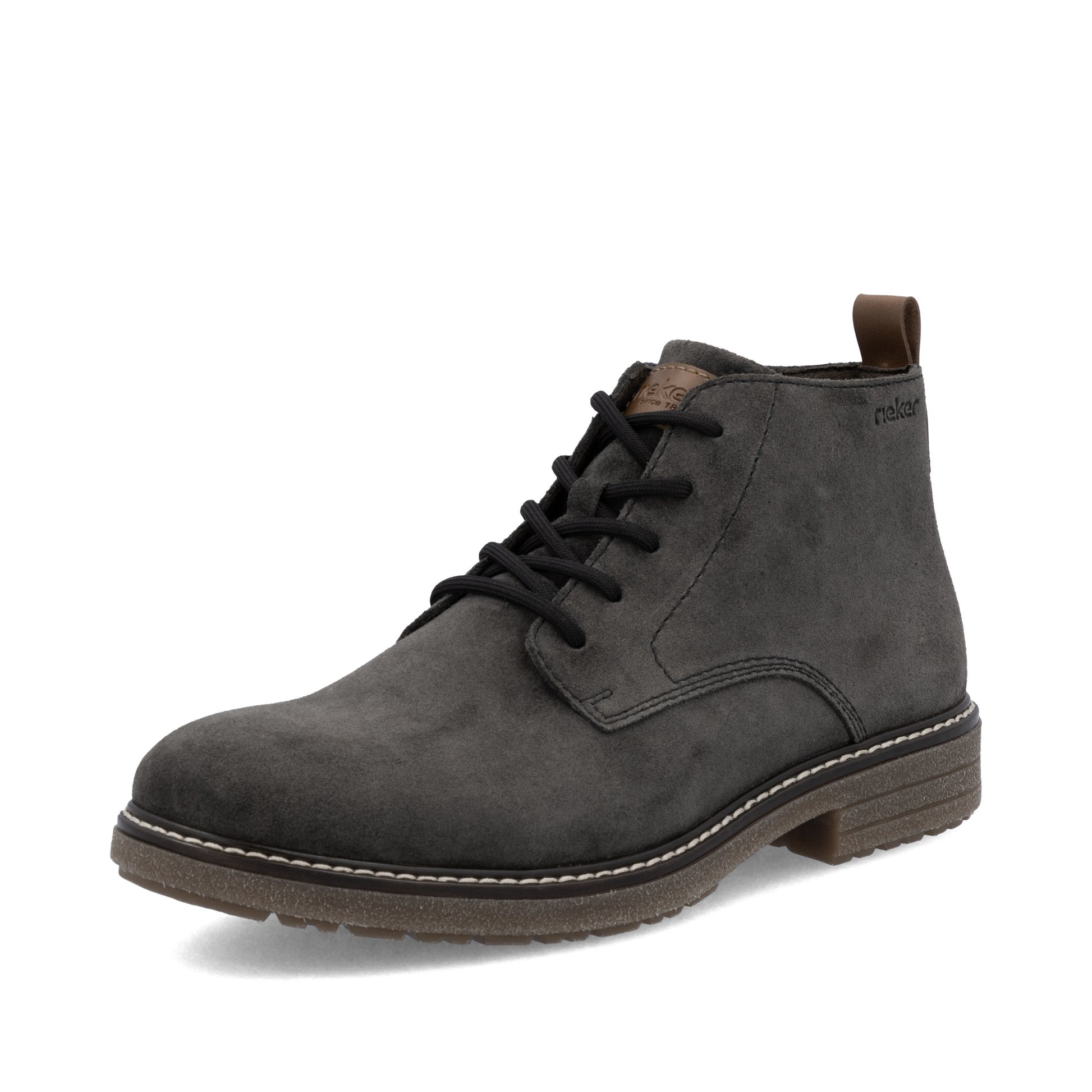 Grey Zip Boots for Men | Rieker 33106-45