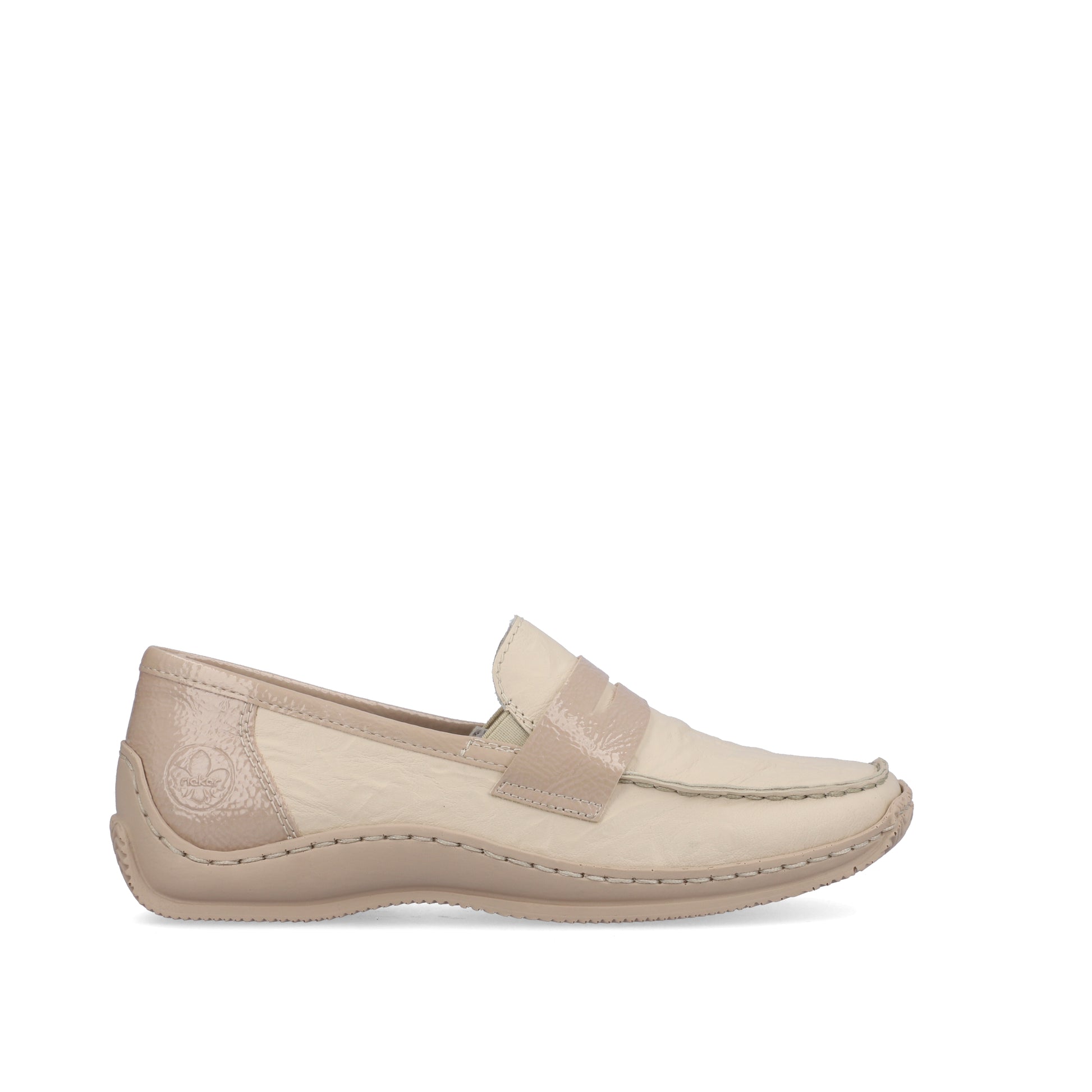 Beige Slip-On Shoes for Women | Rieker L1752-60