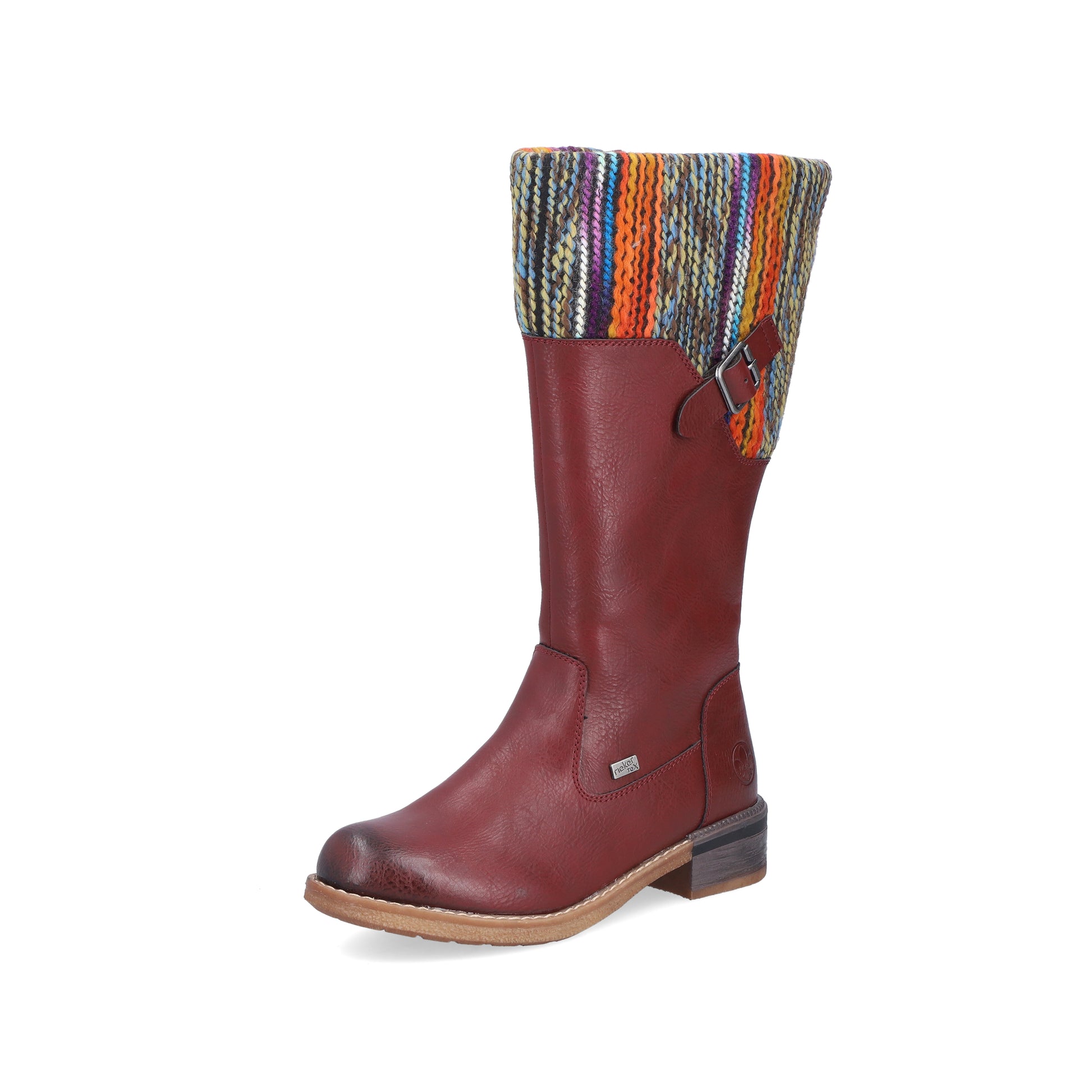 Red Zip Boots for Women | Rieker 94692-35