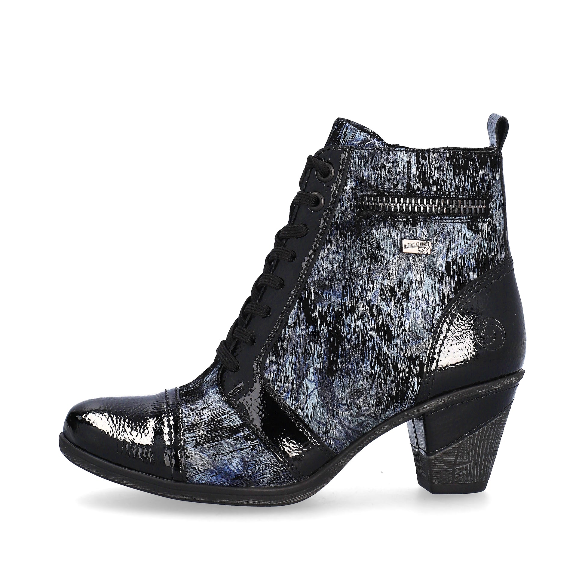 Blue Zip Boots for Women | Remonte D8797-14