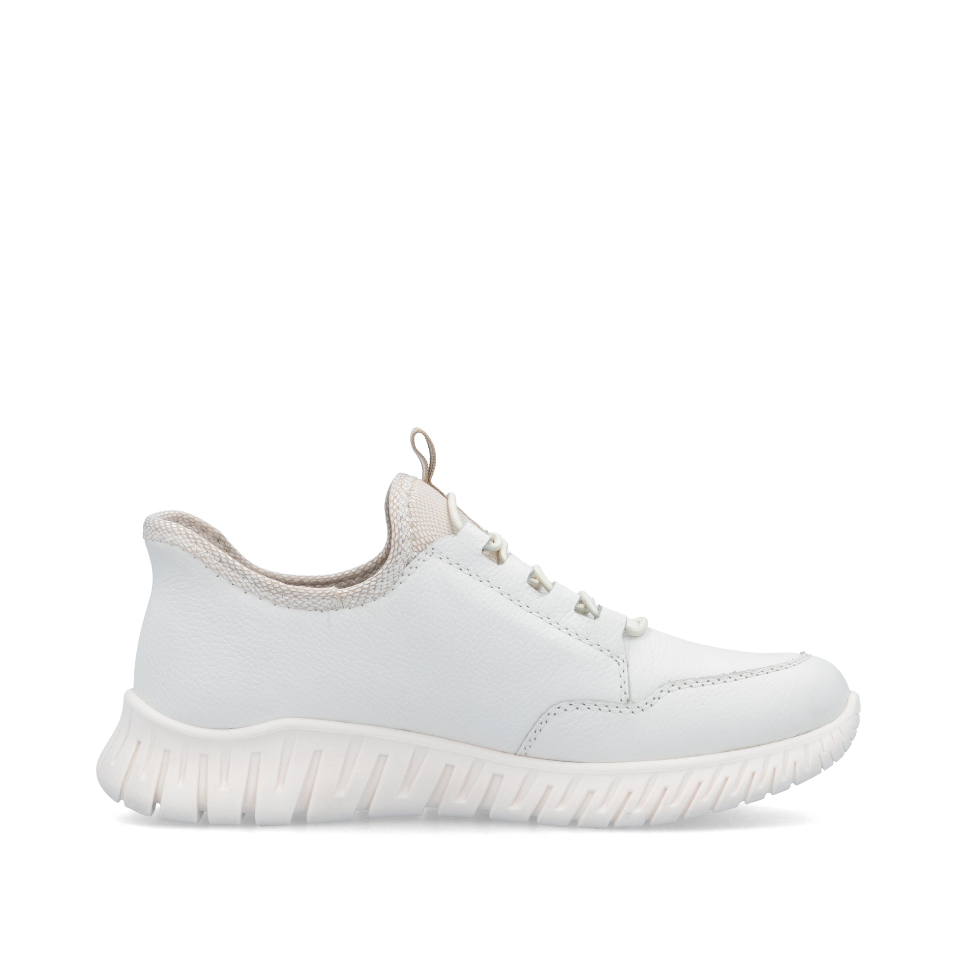 White Elasticated Shoes for Women | Rieker M5357-80
