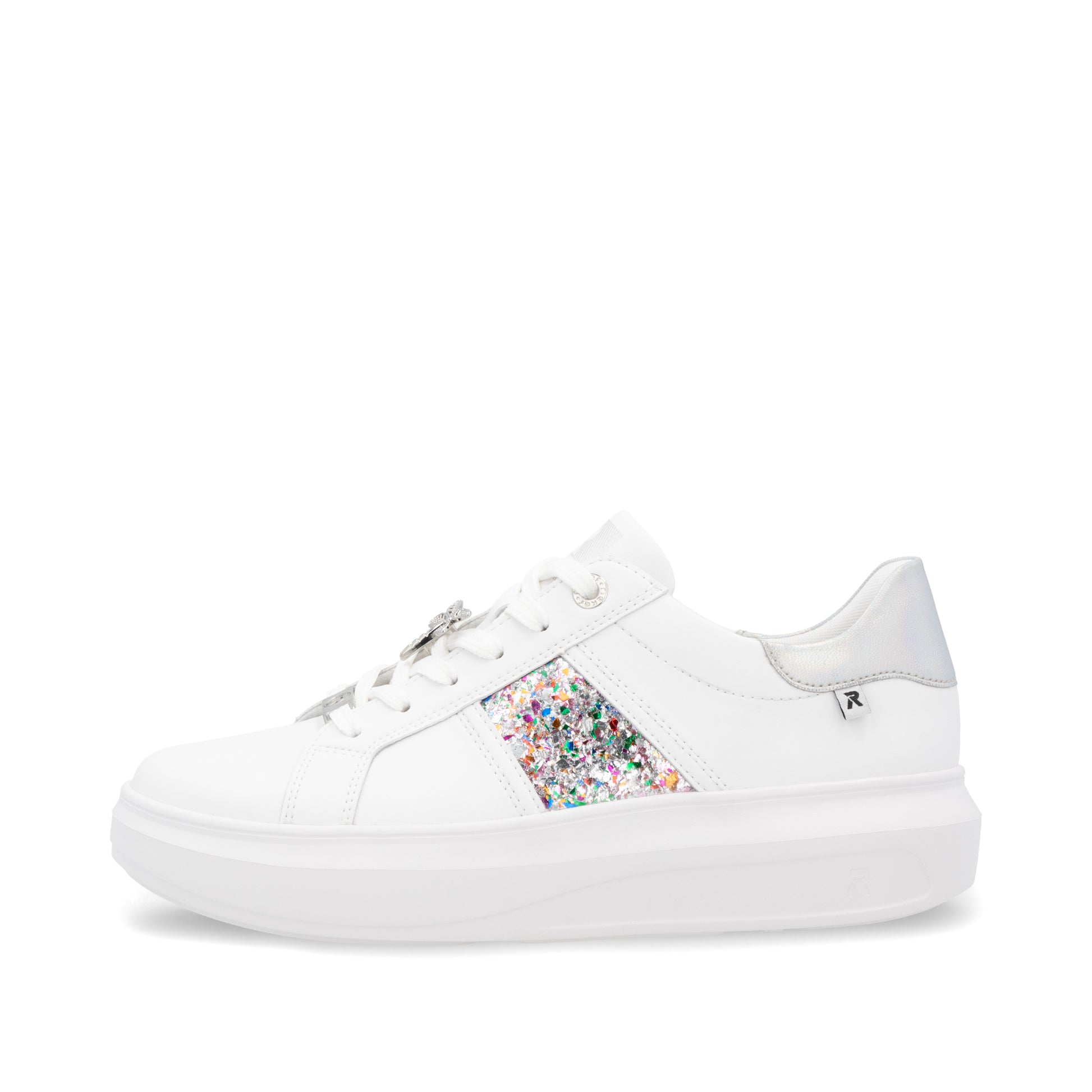 White Elasticated Shoes for Women | Rieker Sport W1202-83